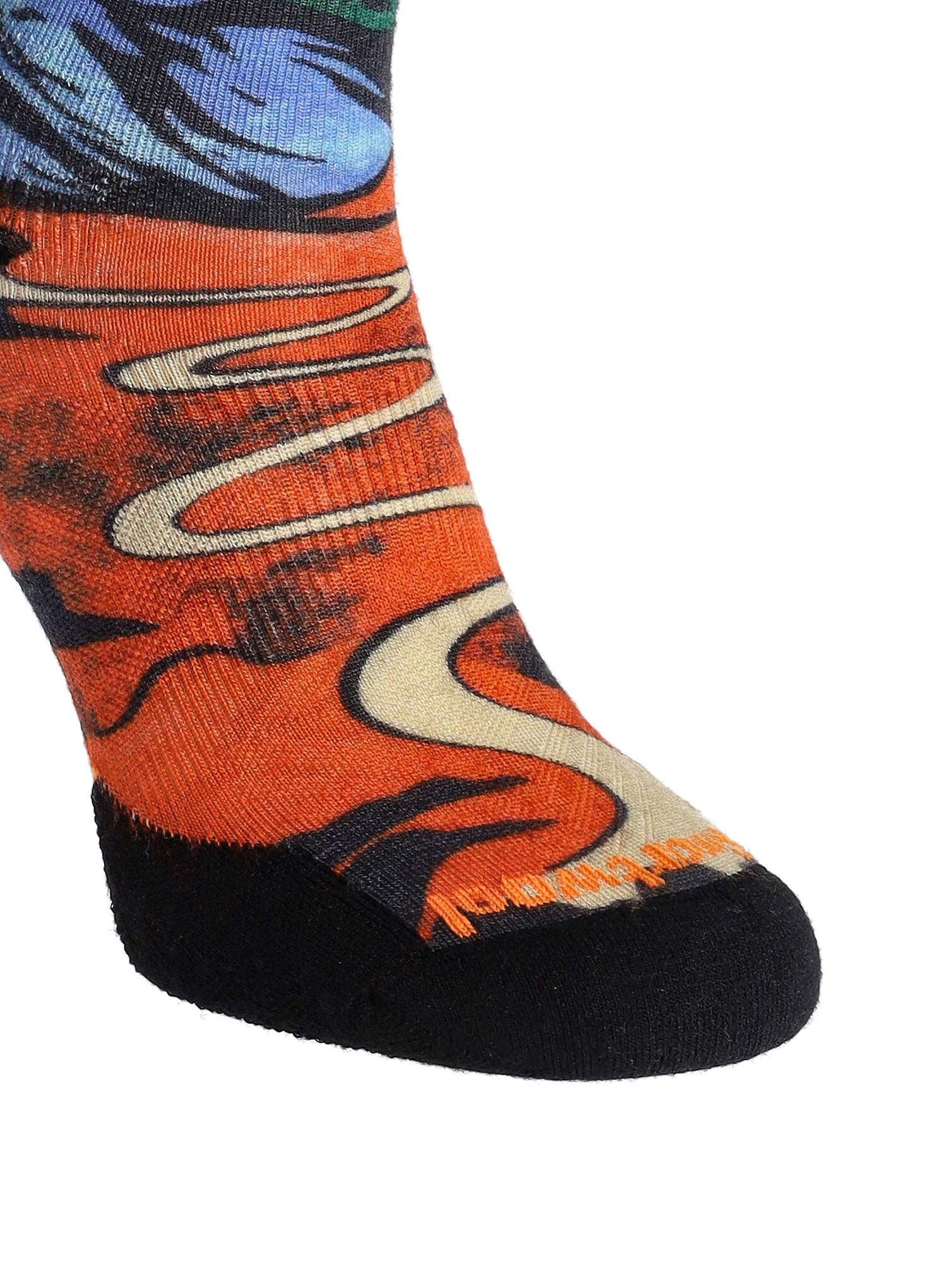 Merino nogavice Smartwool Trail Run Targeted Cushion Singletrack Crew Socks - orange rust