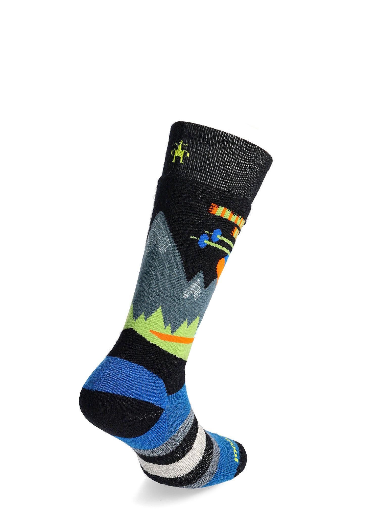 Otroške nogavice Smartwool Wintersport Full Cushion Mountain Moose Pattern OTC  - black