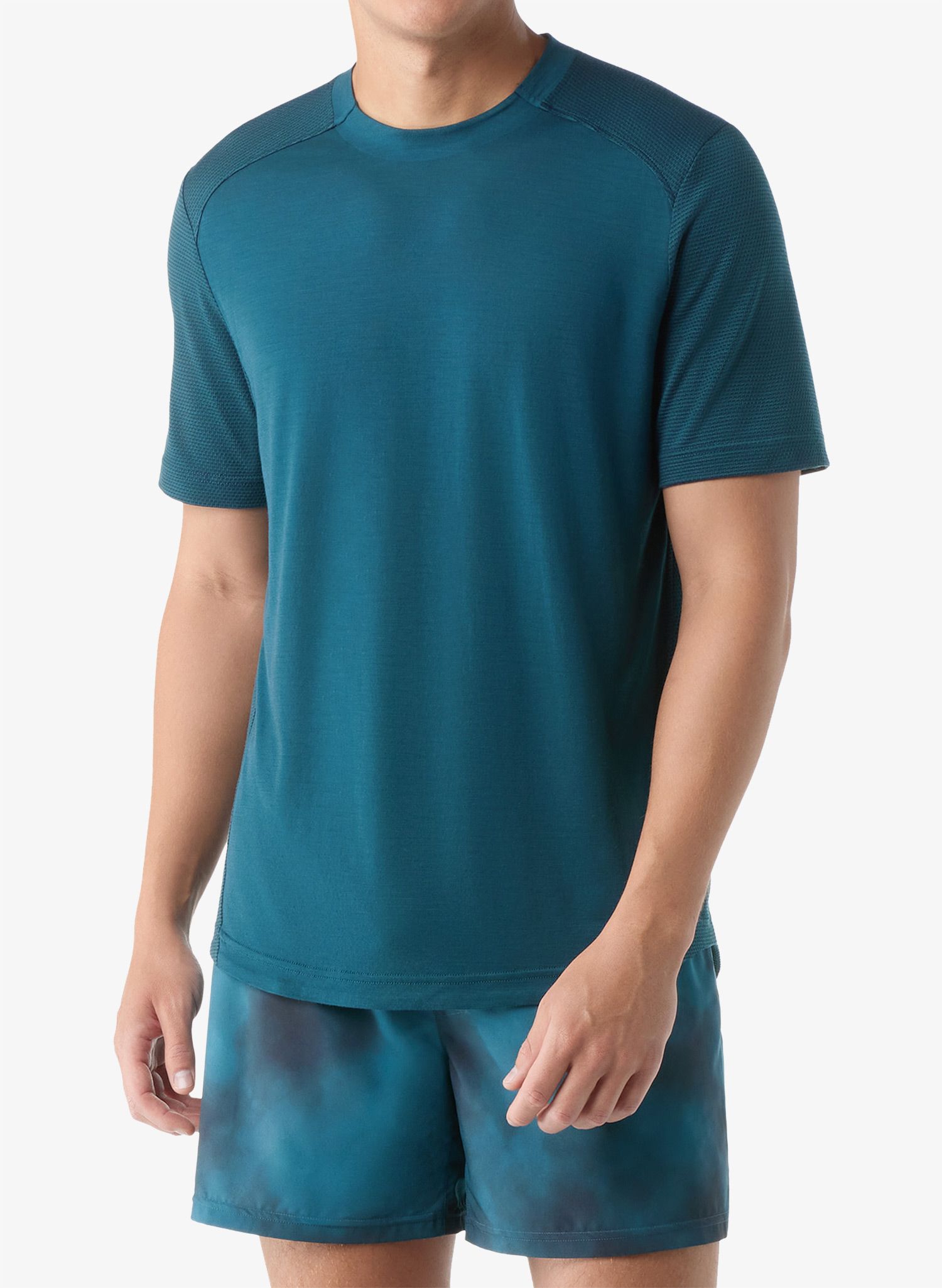 Fitness majica Smartwool  Active Mesh Short Sleeve Tee - twilight blue