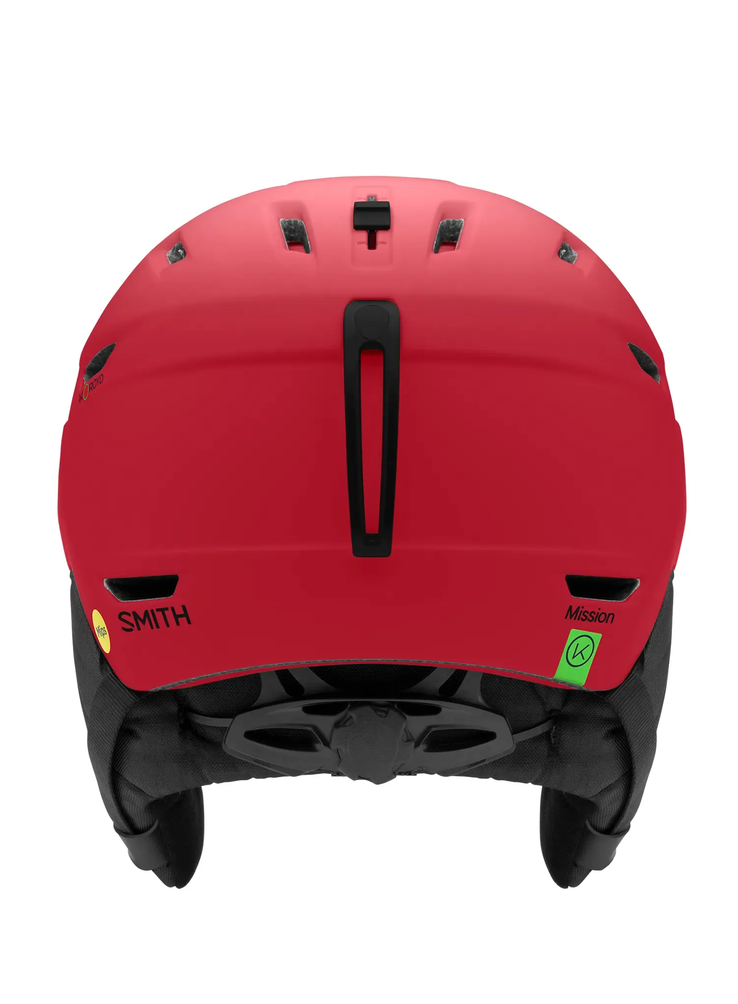 Smučarska čelada Smith Mission Mips - matte crimson geo