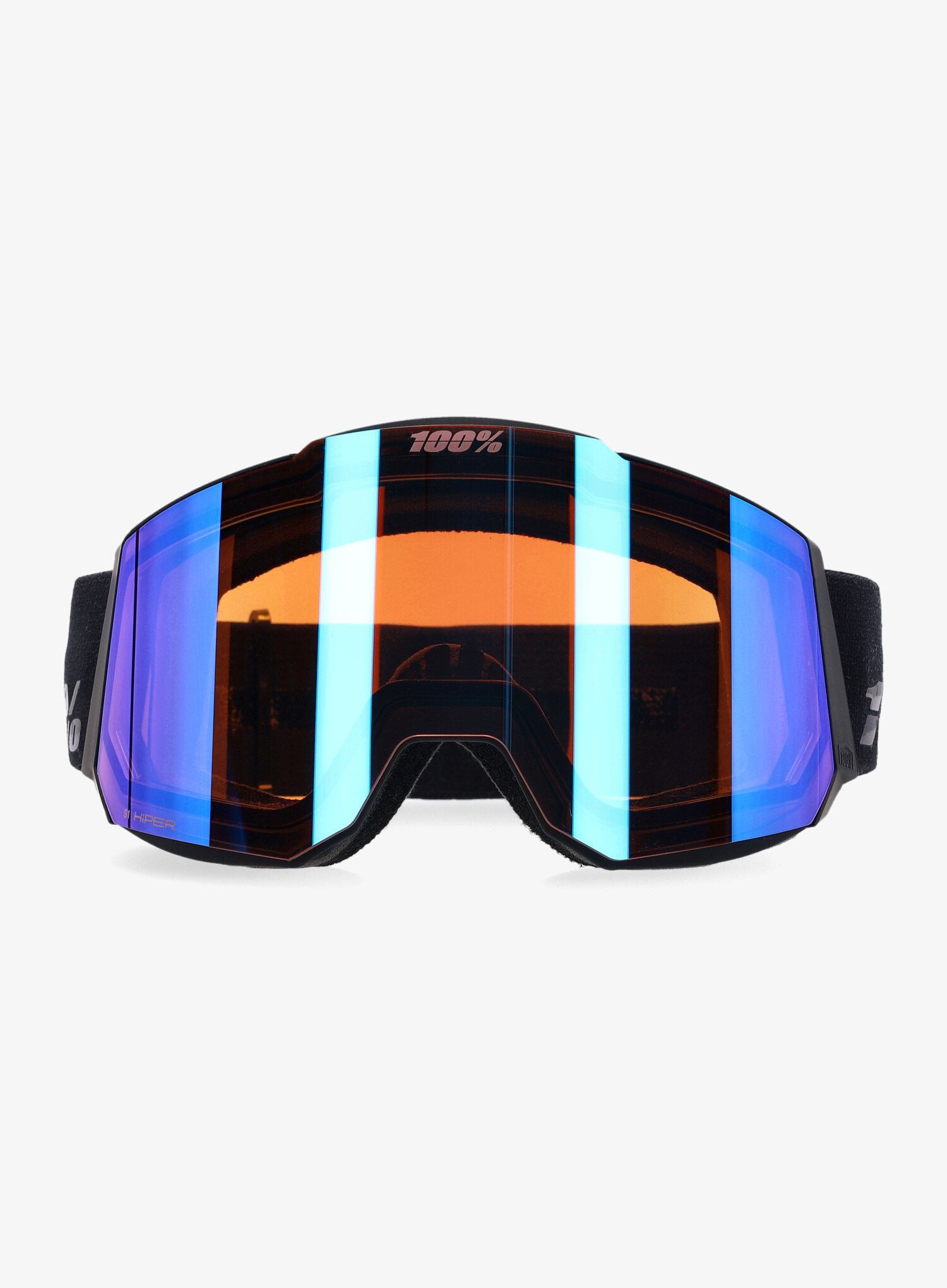 Smučarska očala 100% Snowcraft Hiper - black/mirror green
