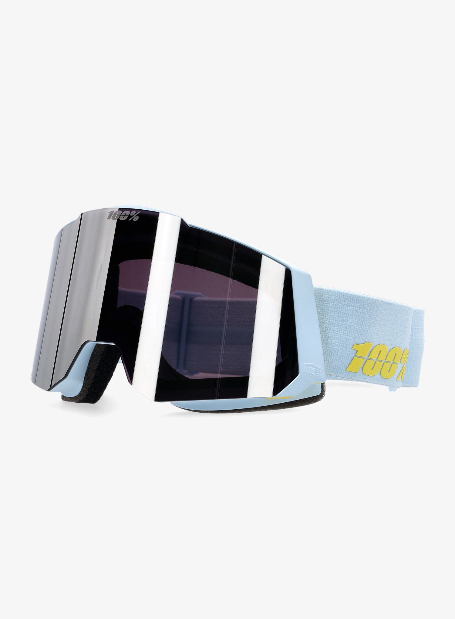 Smučarska očala 100% Snowcraft Hiper - sunpeak/mirror silver flash