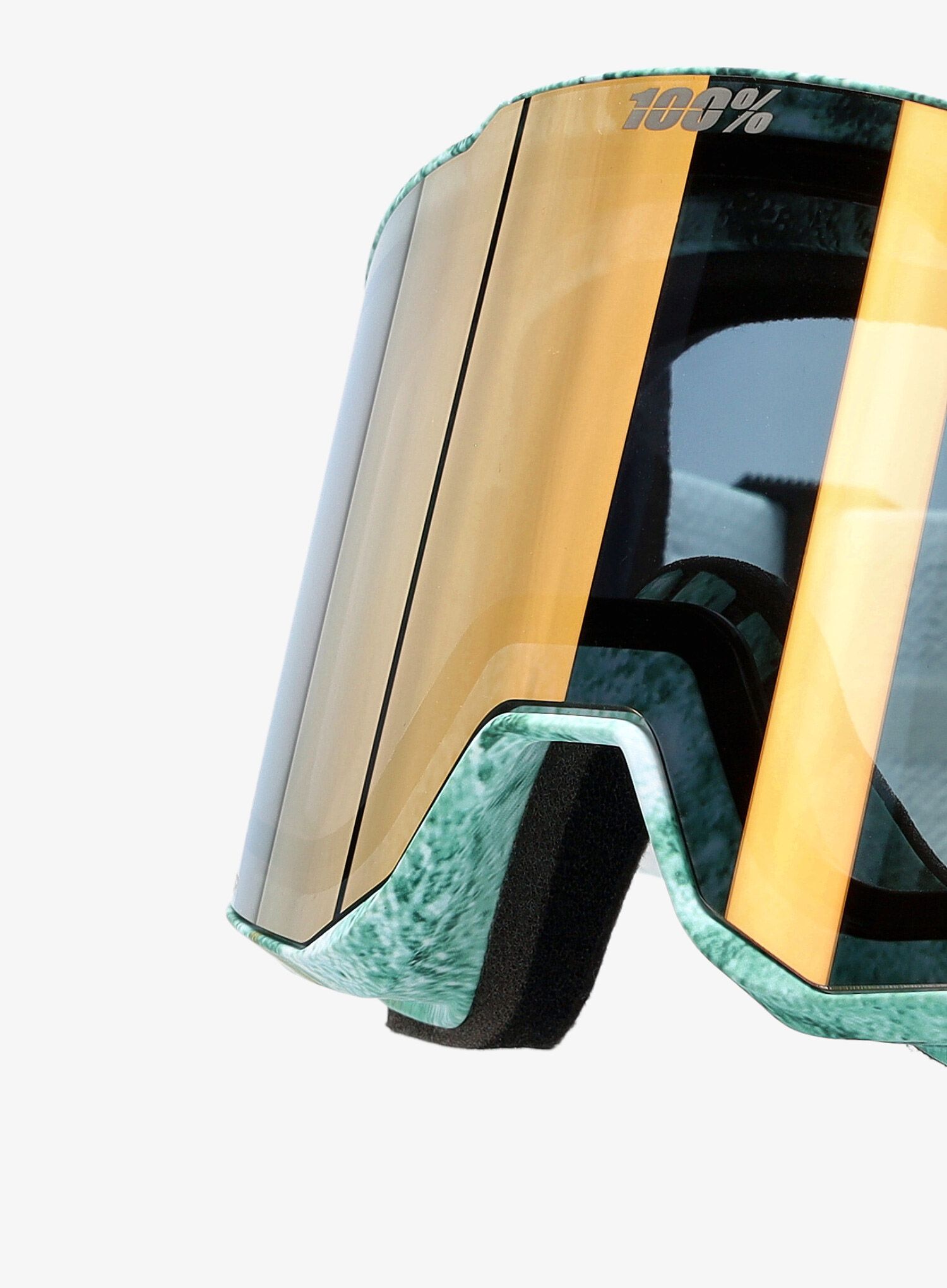Smučarska očala 100% Snowcraft XL Hiper - fossil express/mirror copper