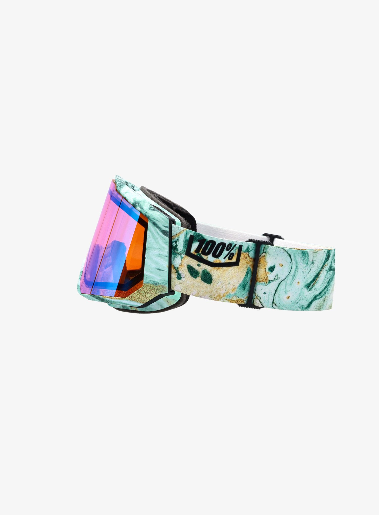 Smučarska očala 100% Snowcraft XL Hiper - fossil express/mirror copper
