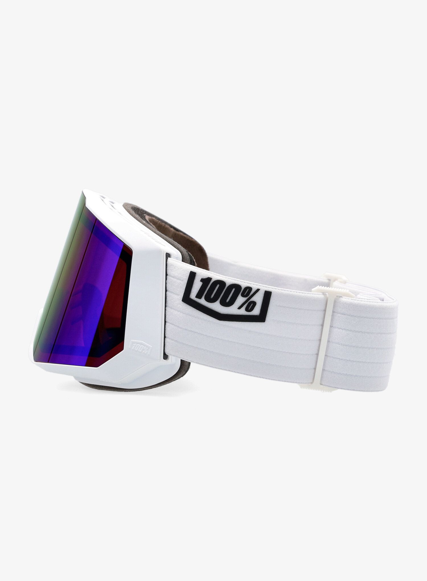 Smučarska očala 100% Snowcraft XL Hiper - snow white/mirror violet