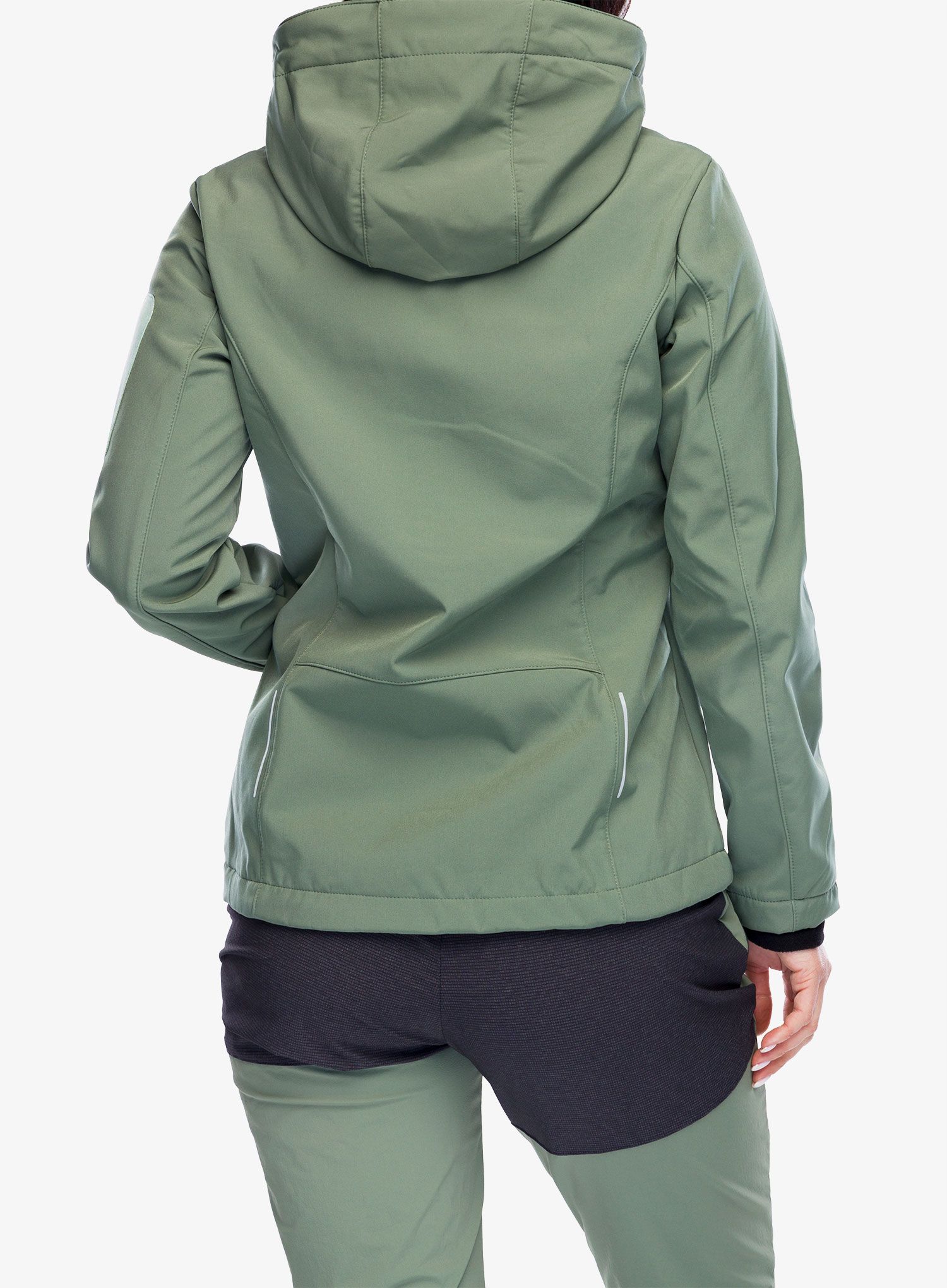 Ženski softshell CMP Wilma Jacket Zip Hood - salvia