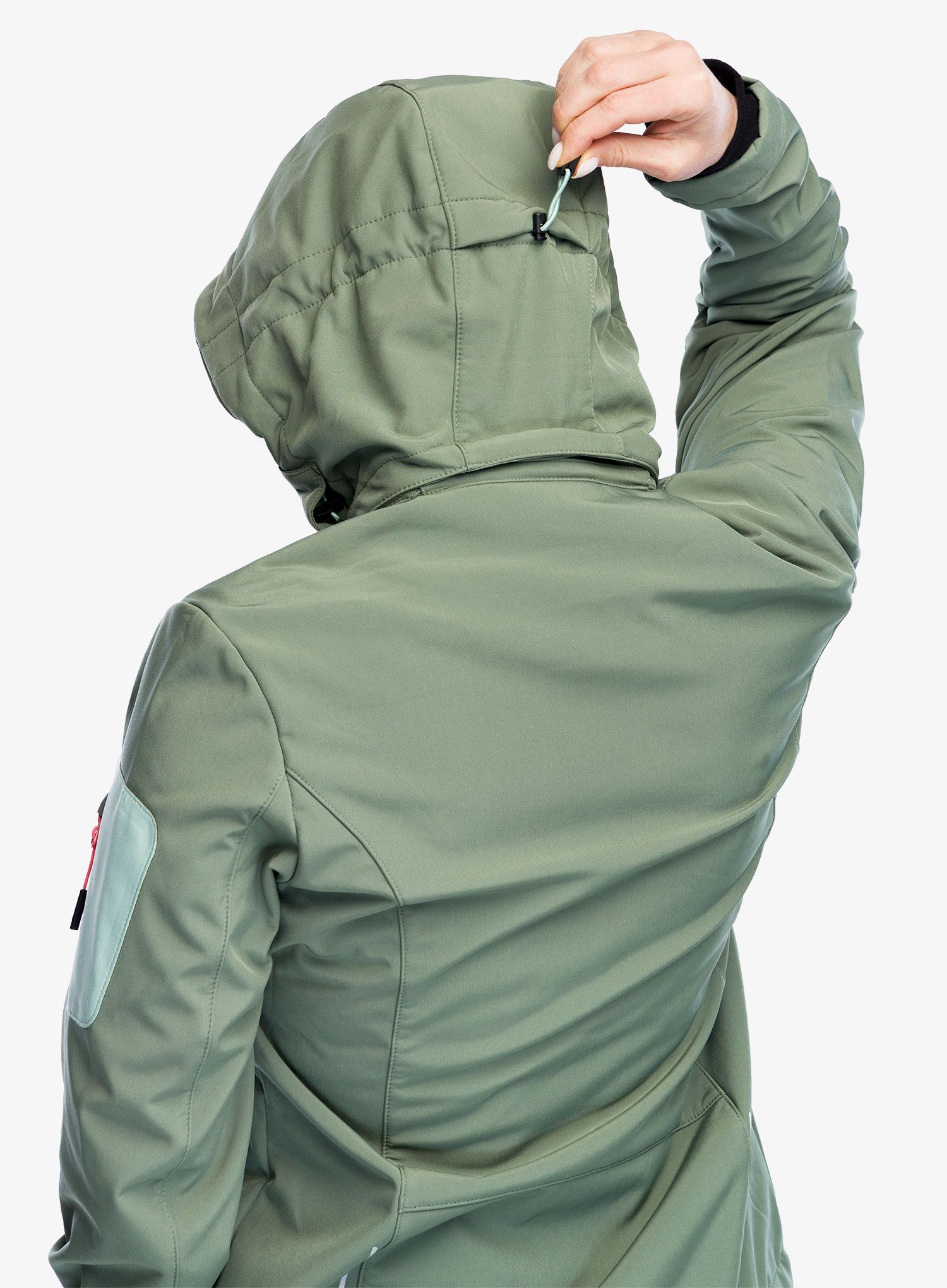 Ženski softshell CMP Wilma Jacket Zip Hood - salvia