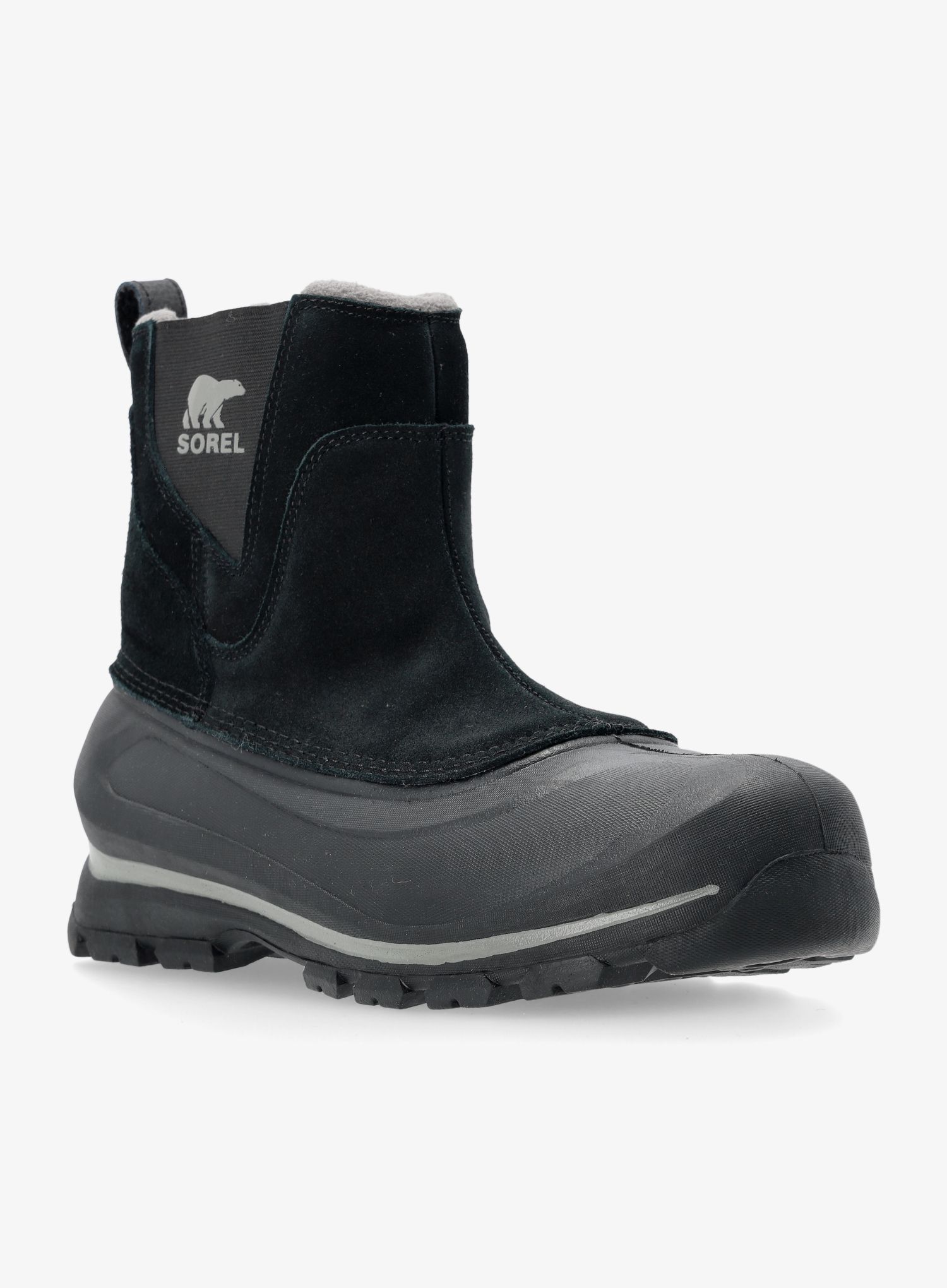 Moški zimski čevlji Sorel Buxton Pull On - black/quarry