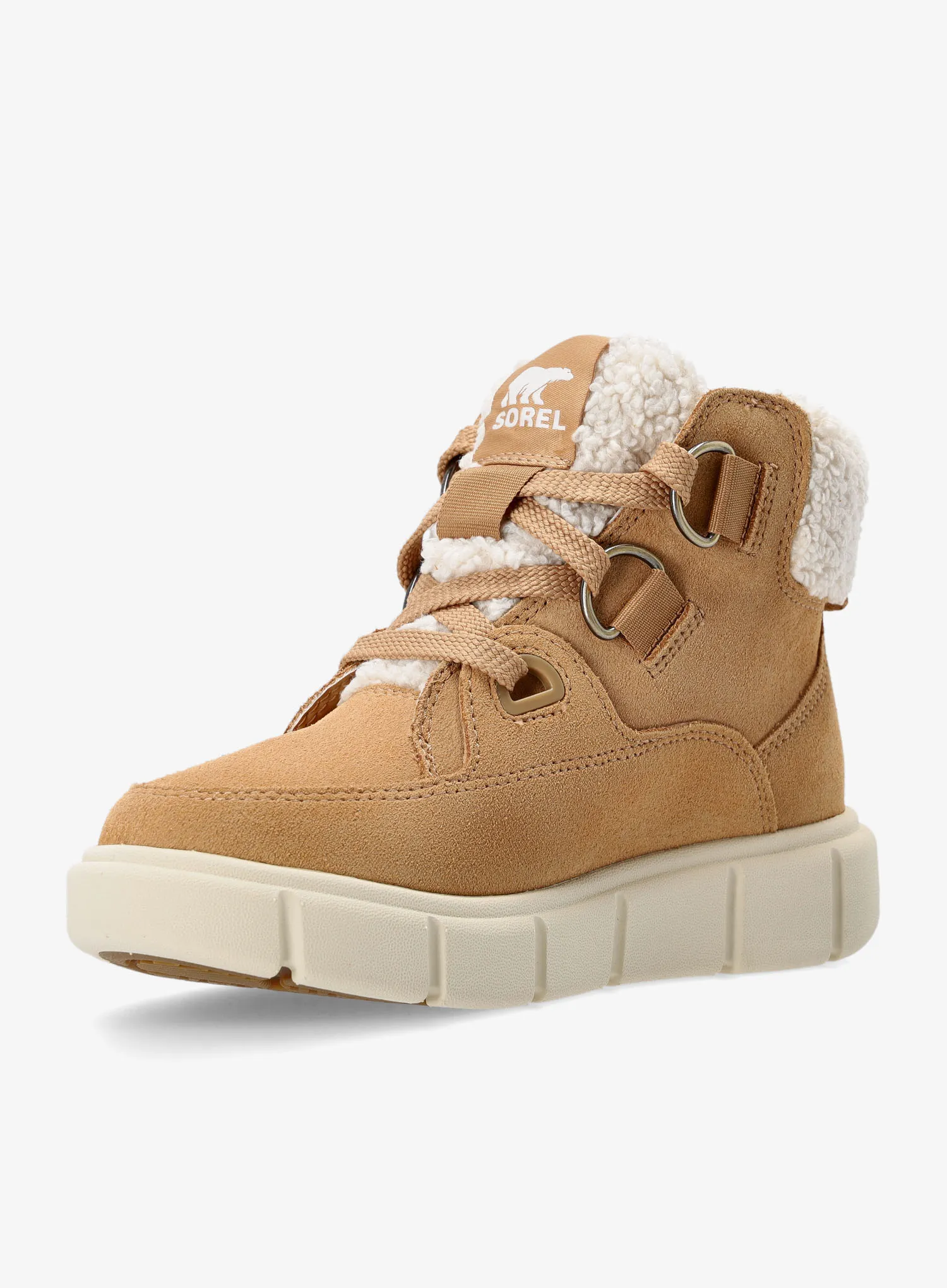Ženski zimski čevlji Sorel Explorer III NW Lace WP - tawny buff/sea salt