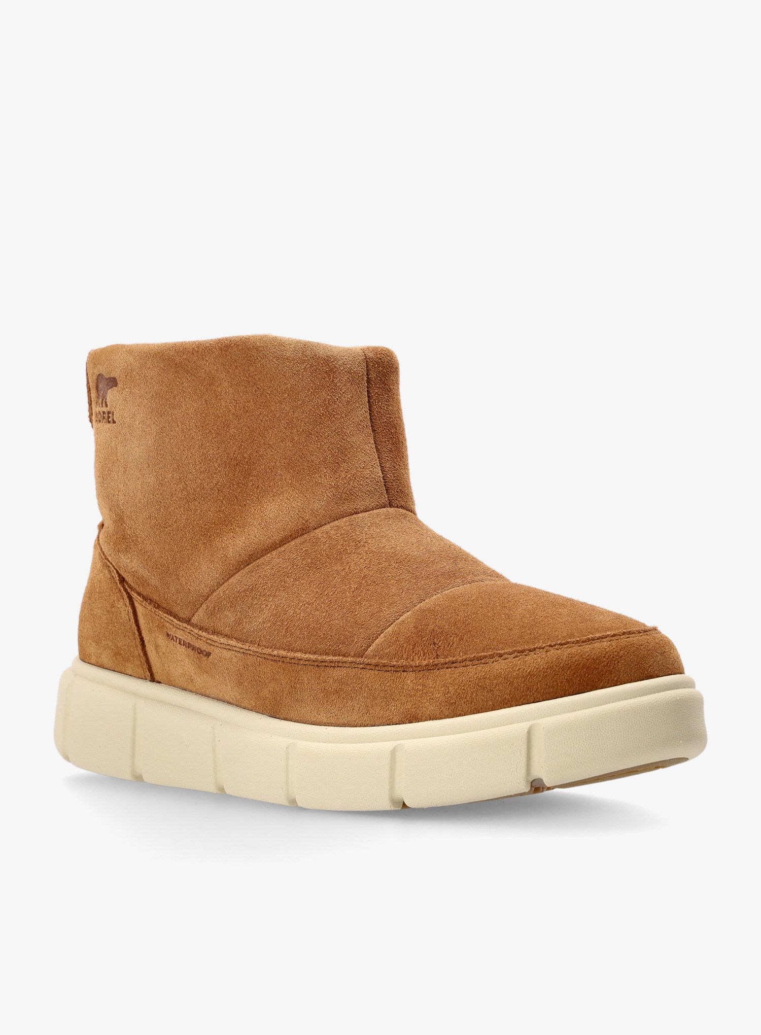 Otroška obutev Sorel Explorer III Slip-On WP - velvet tan/bleached ceramic
