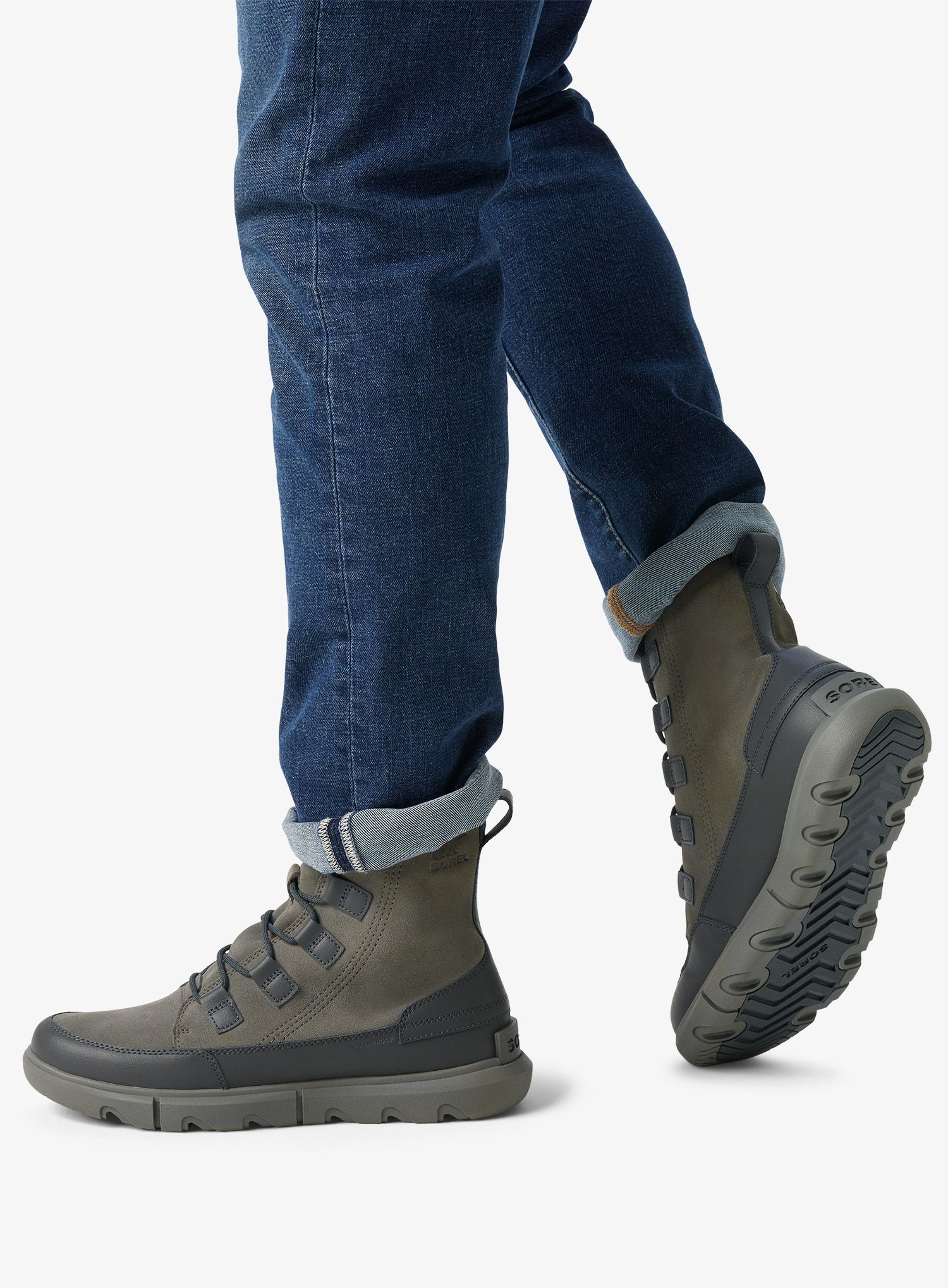 Moški zimski čevlji Sorel Explorer Next Boot WP - quarry/grill