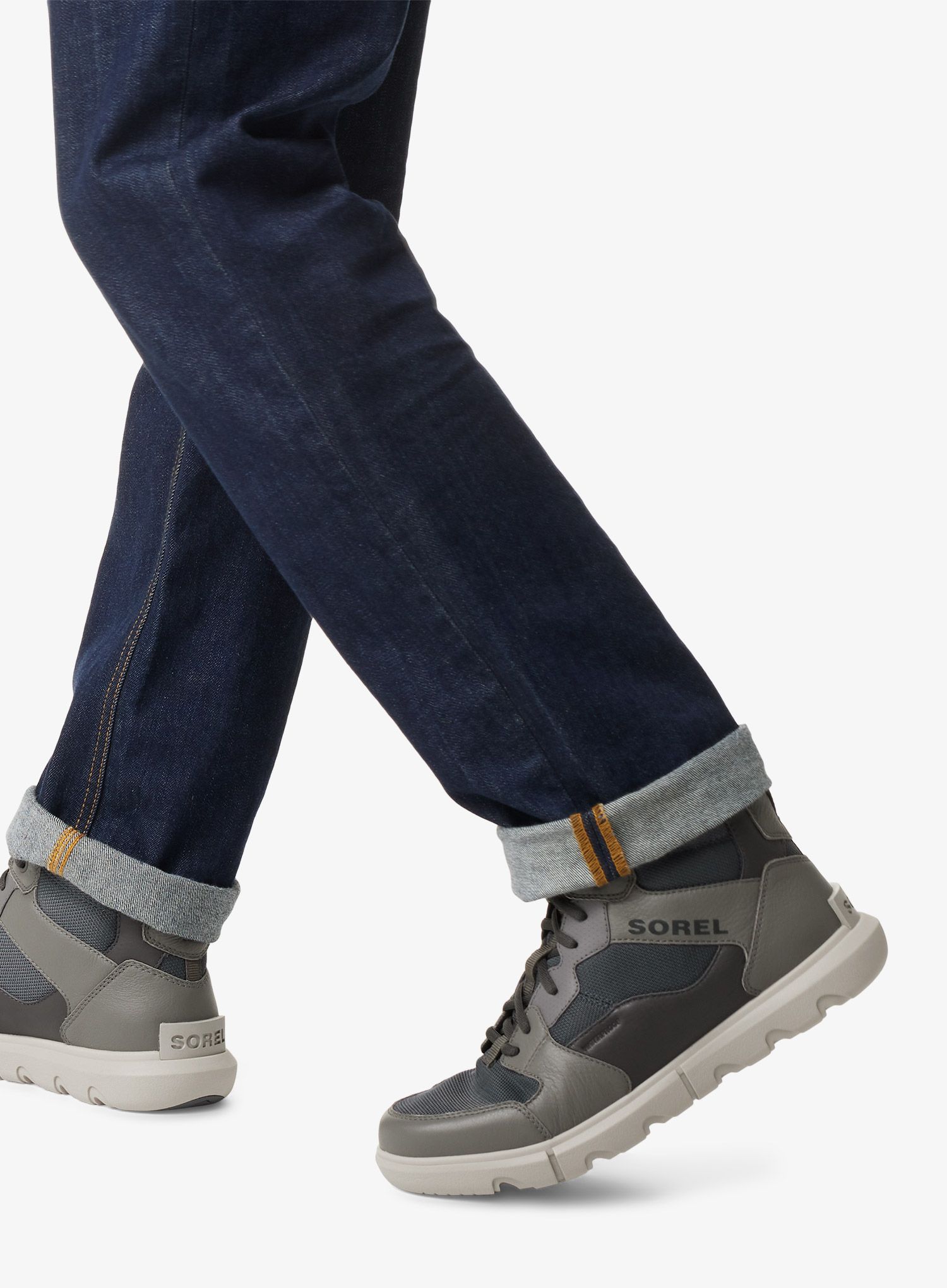 Zimska obutev Sorel Explorer Next Sneaker Mid WP - grill/dove