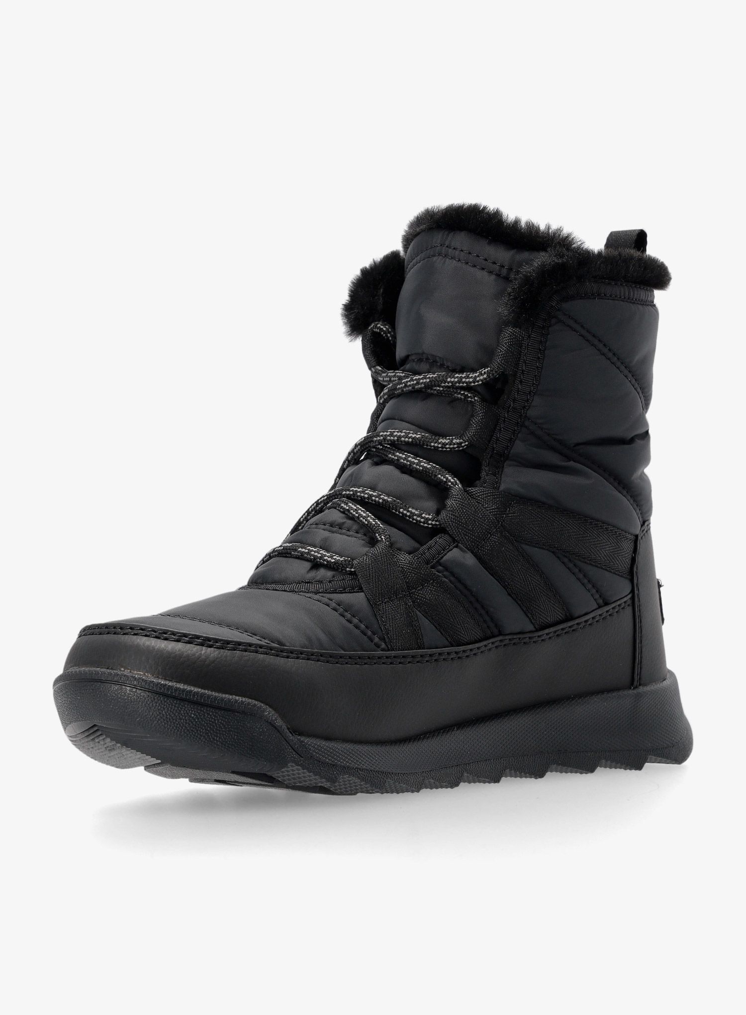 Ženski zimski čevlji Sorel Whitney II Plus Lace WP - black/quarry