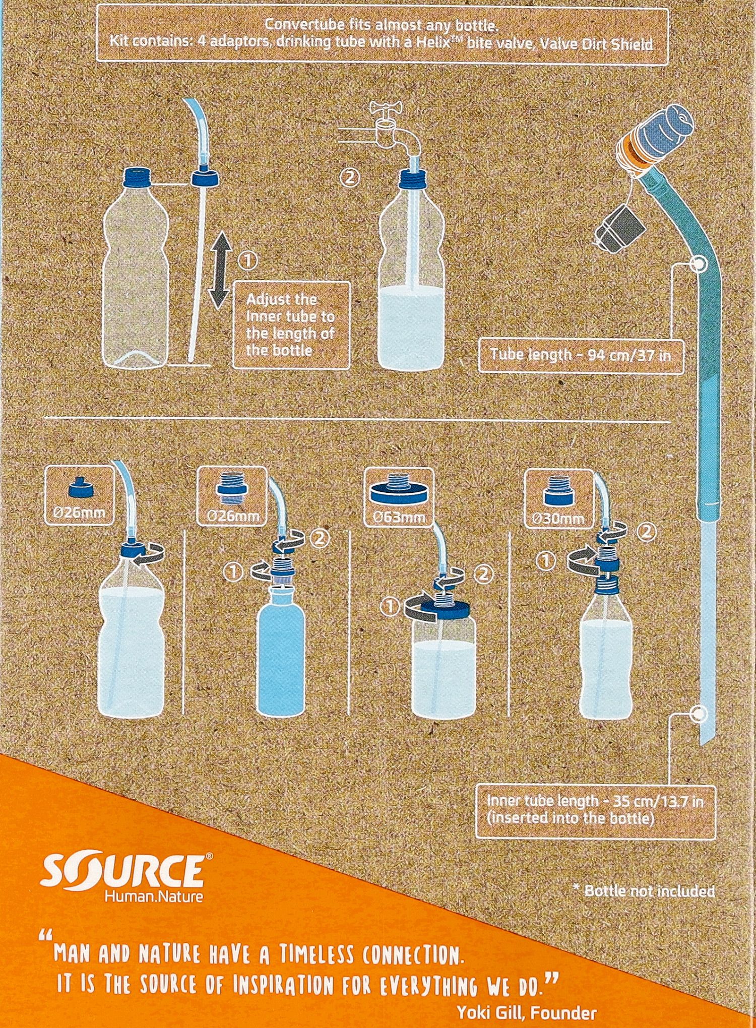 Pretvornik Source Convertube Snep - transparent/blue