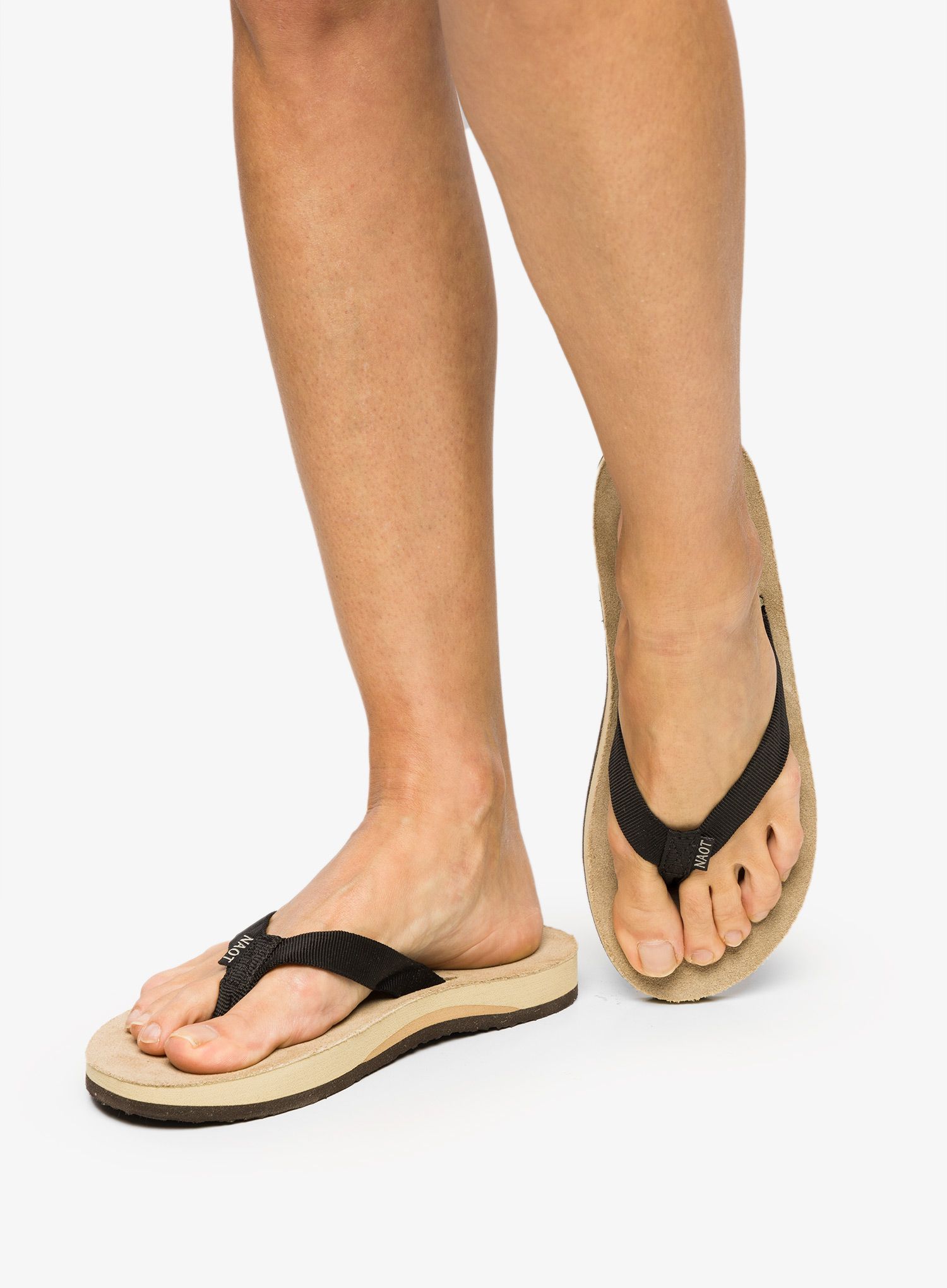 Ženske japonke Source Island - solid black