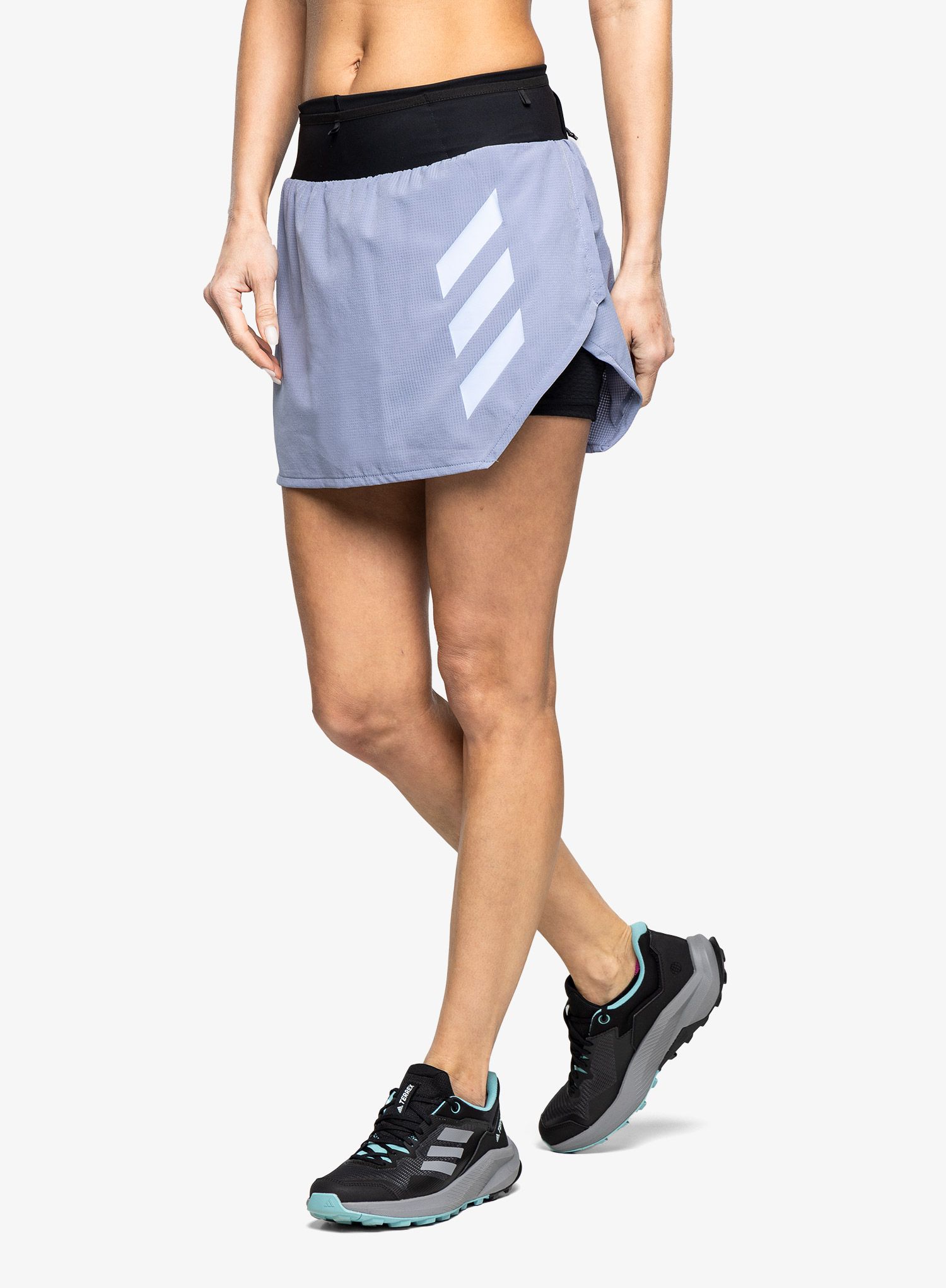 Krilo za tek adidas TERREX Agravic Pro Trail Running Skirt - silver violet