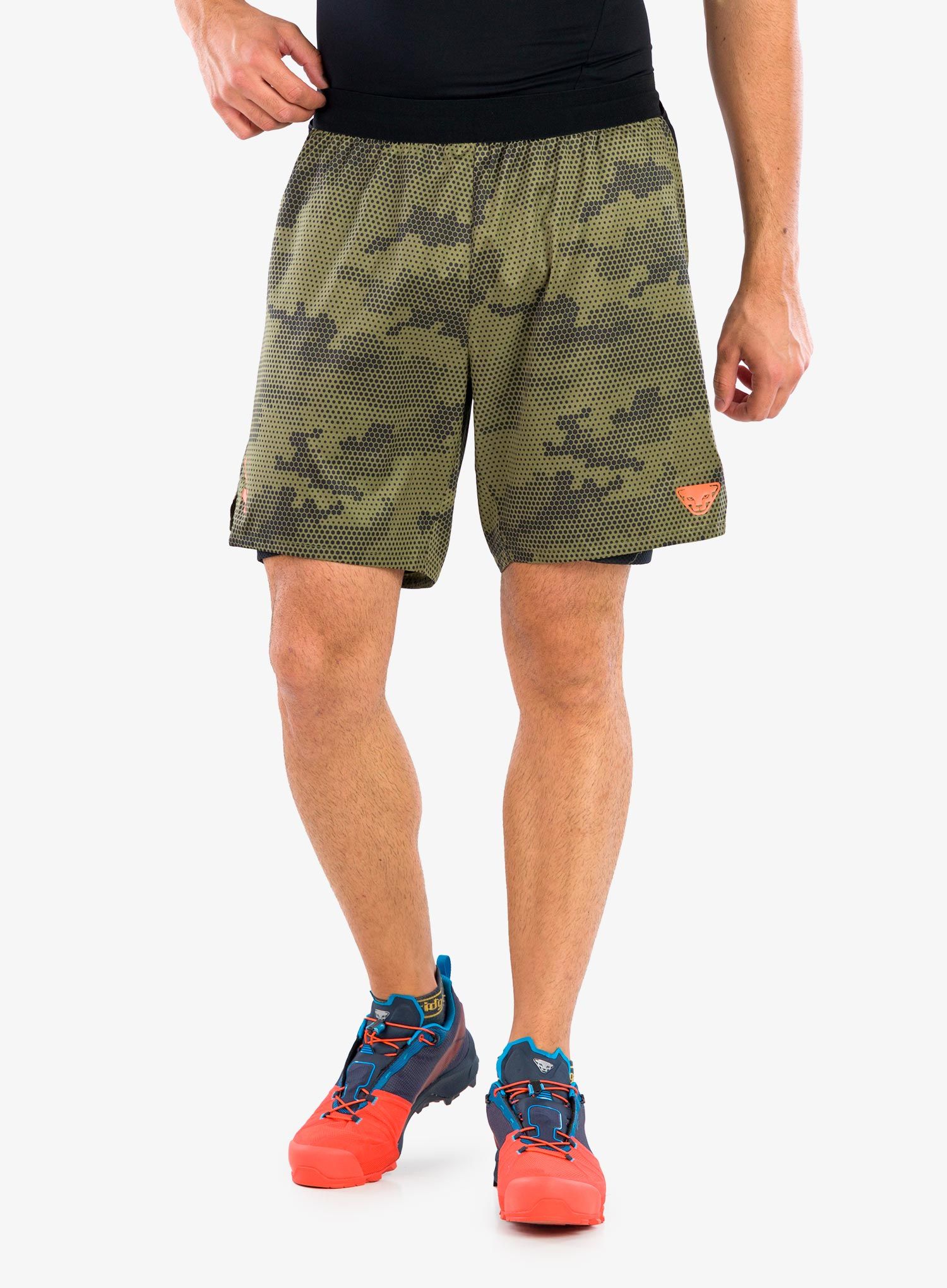Kratke hlače Dynafit Trail Graphic 2/1 Shorts - winter moss exagon camo
