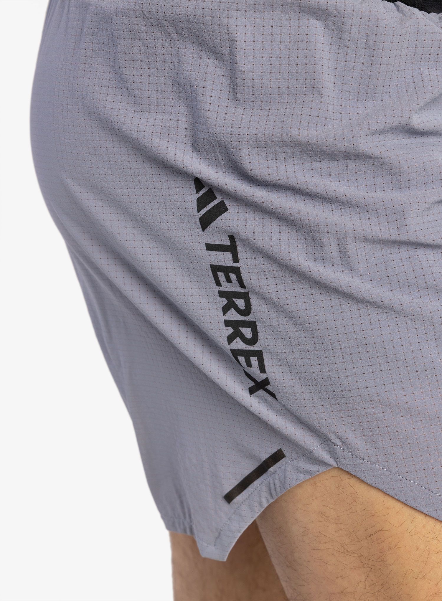 Moške tekaške kratke hlače adidas TERREX Agravic Pro Trail Running Shorts - silver violet
