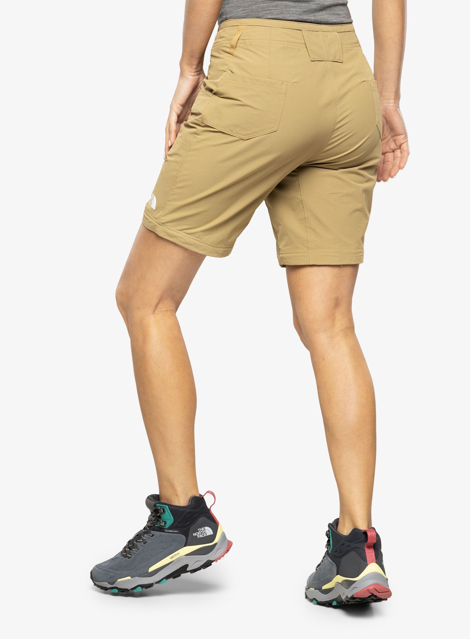 Ženske hlače The North Face Exploration Conv Reg Straight Pant - kelp tan