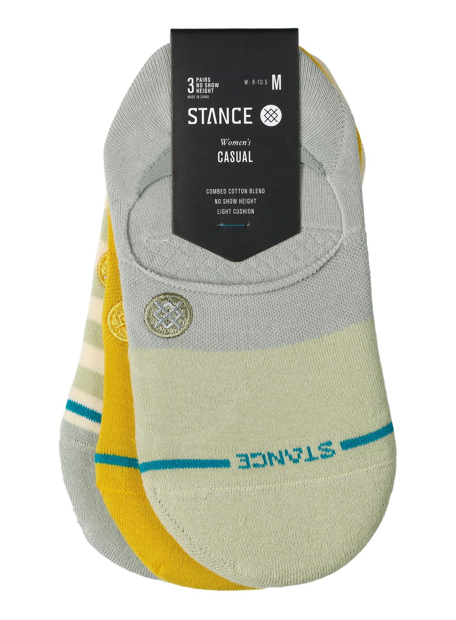 Ženske nogavice Stance Absolute 3 Pack - green glow