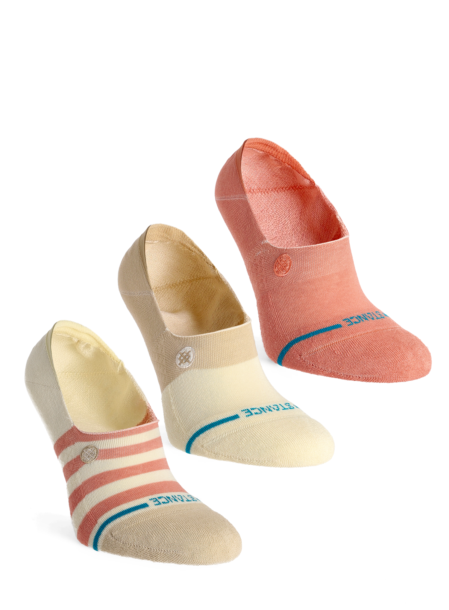 Ženske nogavice Stance Absolute 3 Pack - rose smoke