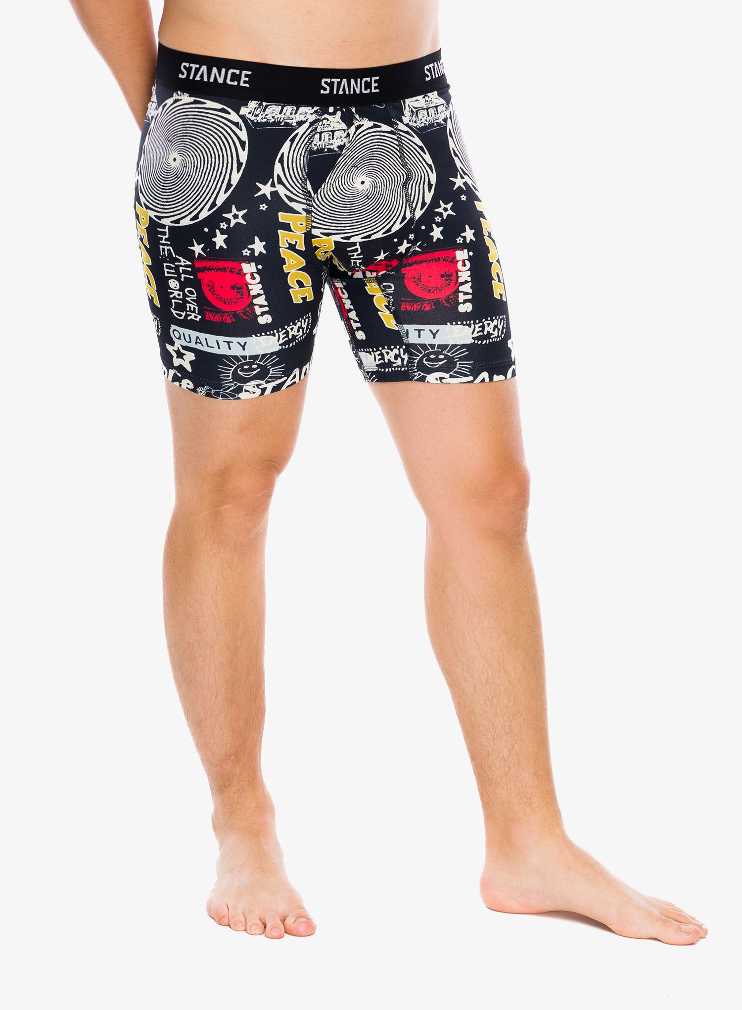 Boksarice Stance All Over Boxer Brief - black