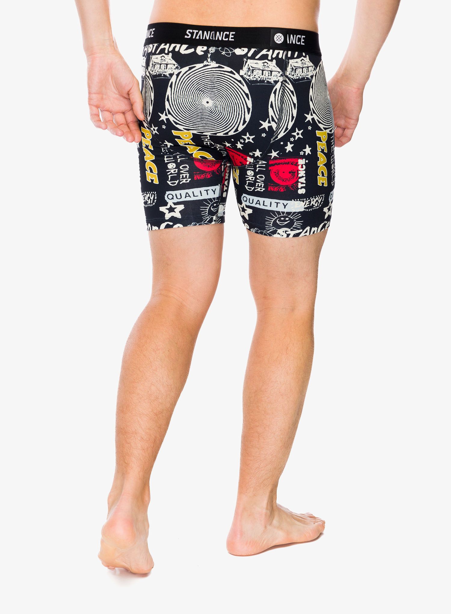 Boksarice Stance All Over Boxer Brief - black