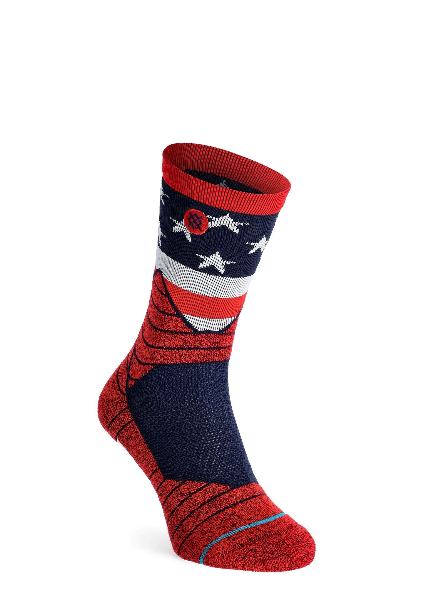 Pohodniške nogavice Stance American Qtr - red