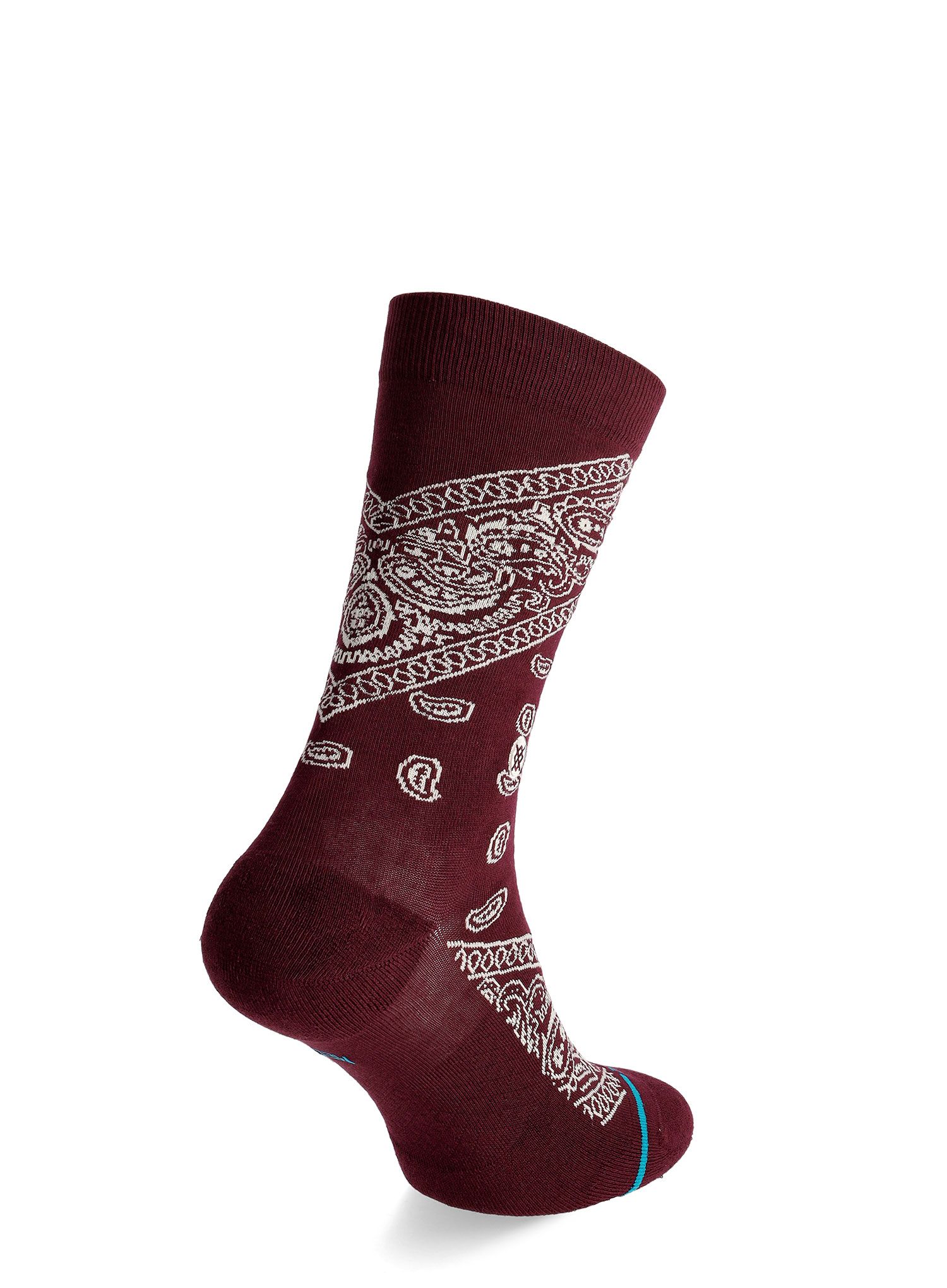 Nogavice Stance Barrio Crew - wine