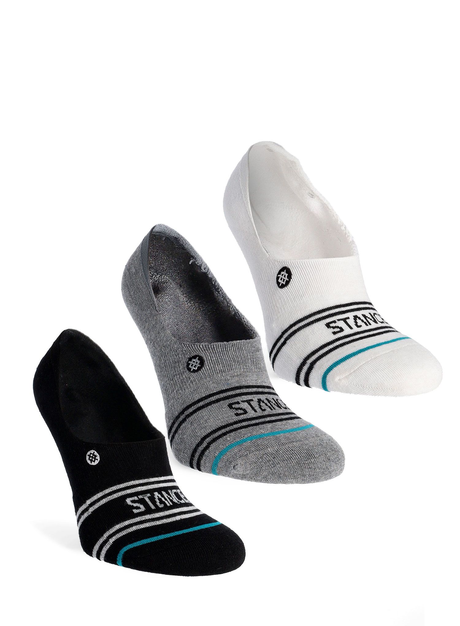 Pohodniške nogavice Stance Basic 3 Pack No Show - multi