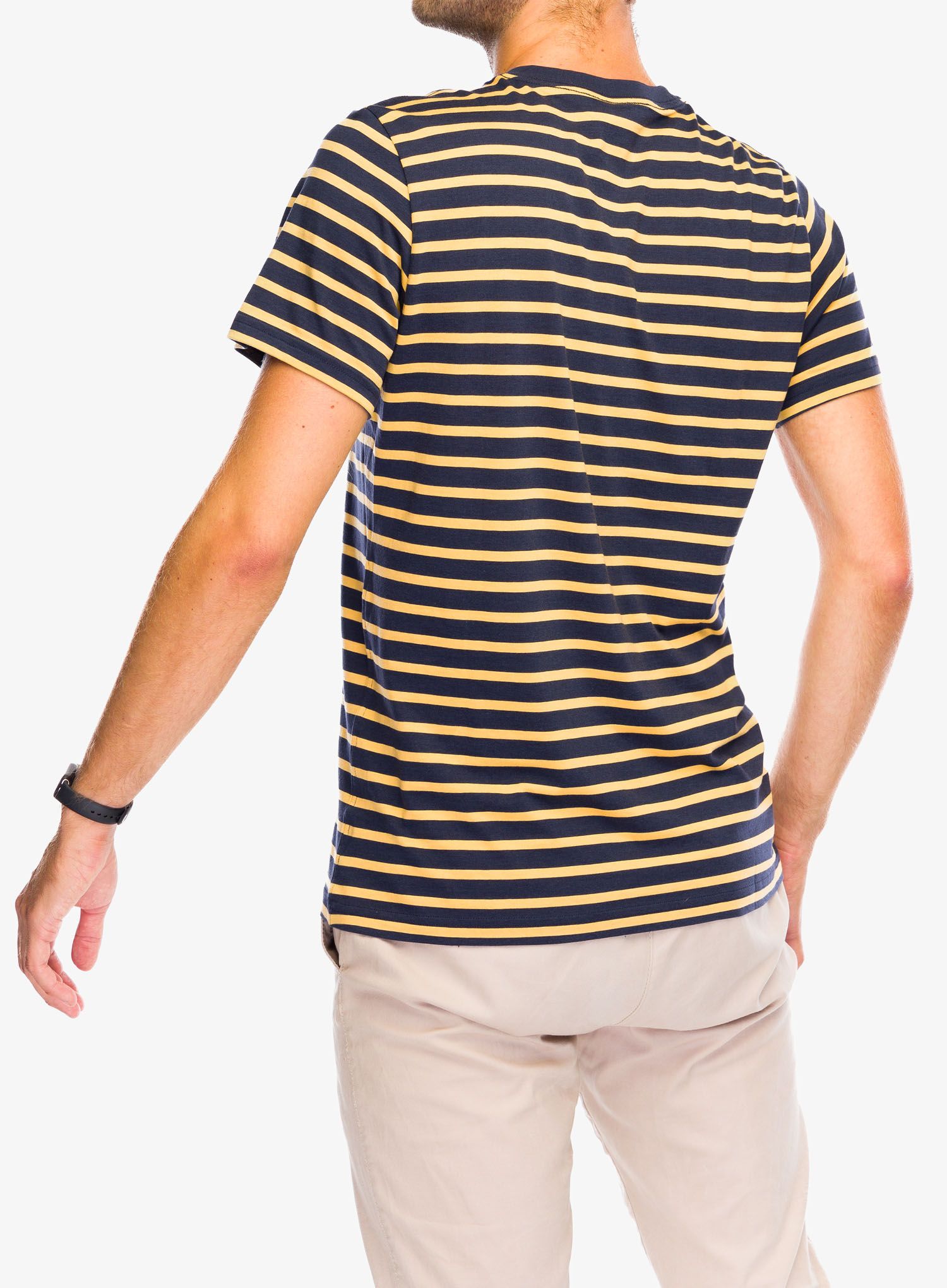 Bombažna majica Stance Butter Blend SS T - navy stripe