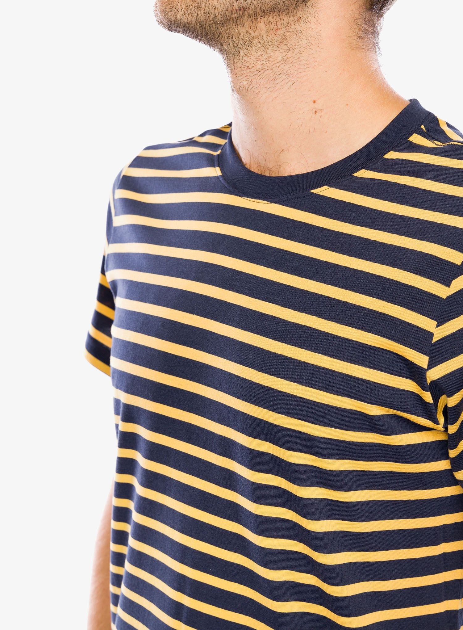 Bombažna majica Stance Butter Blend SS T - navy stripe