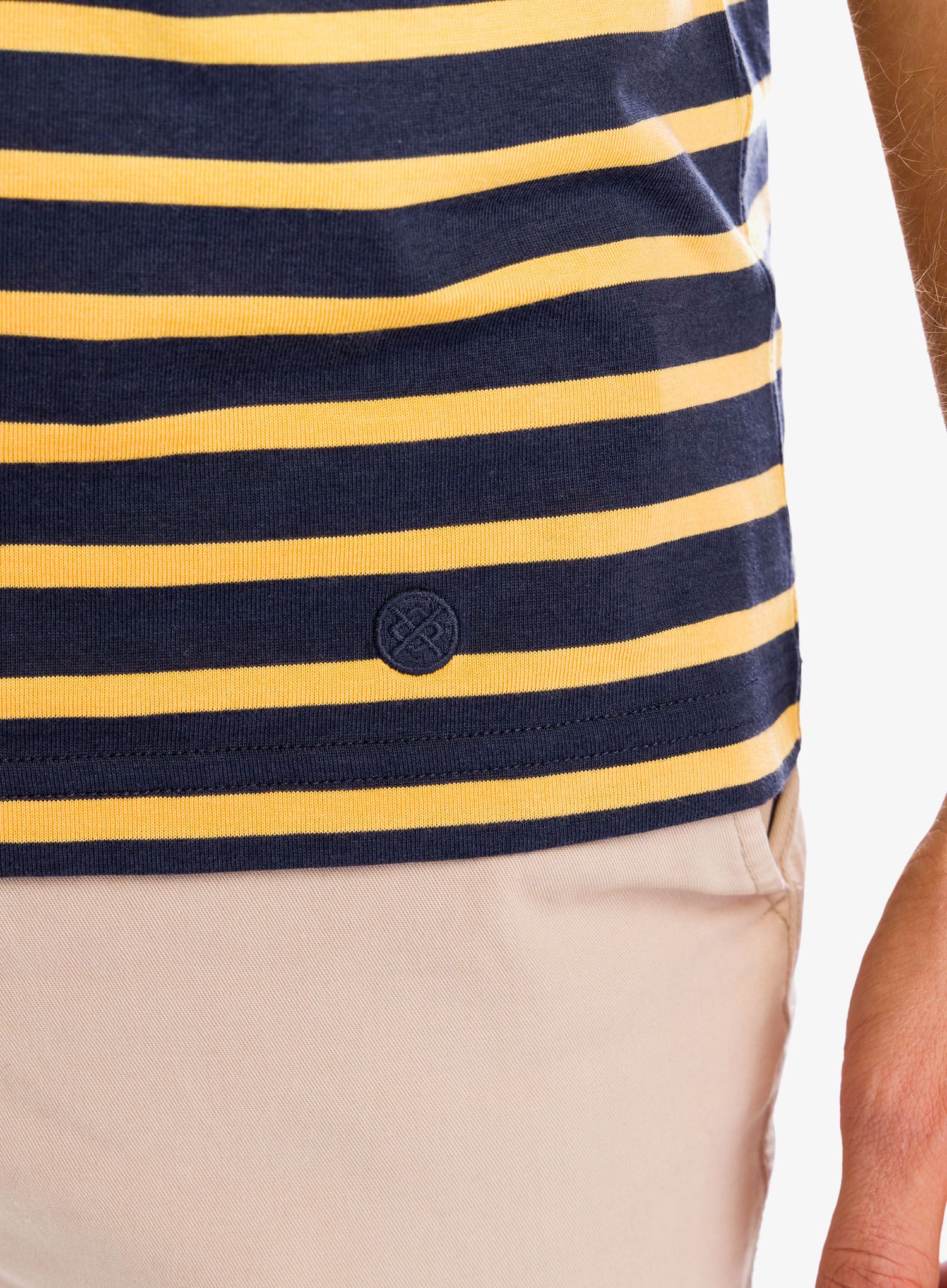 Bombažna majica Stance Butter Blend SS T - navy stripe