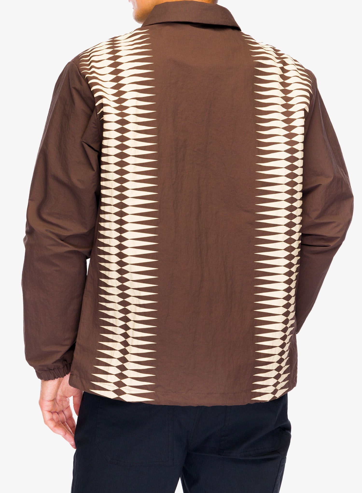 Jakna Stance Coaches Jacket - dark brown