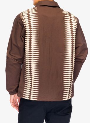 Jakna Stance Coaches Jacket - dark brown