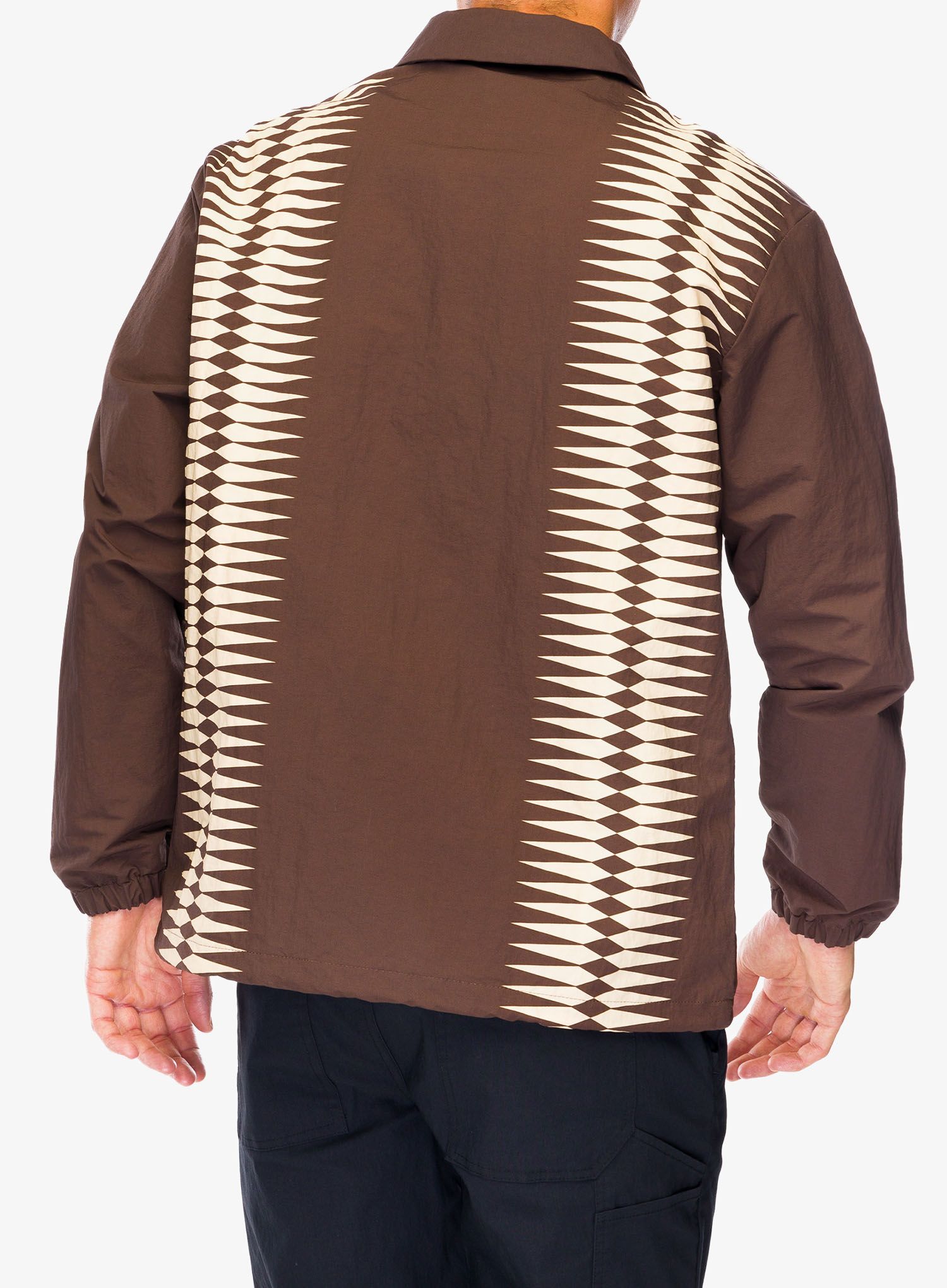 Jakna Stance Coaches Jacket - dark brown