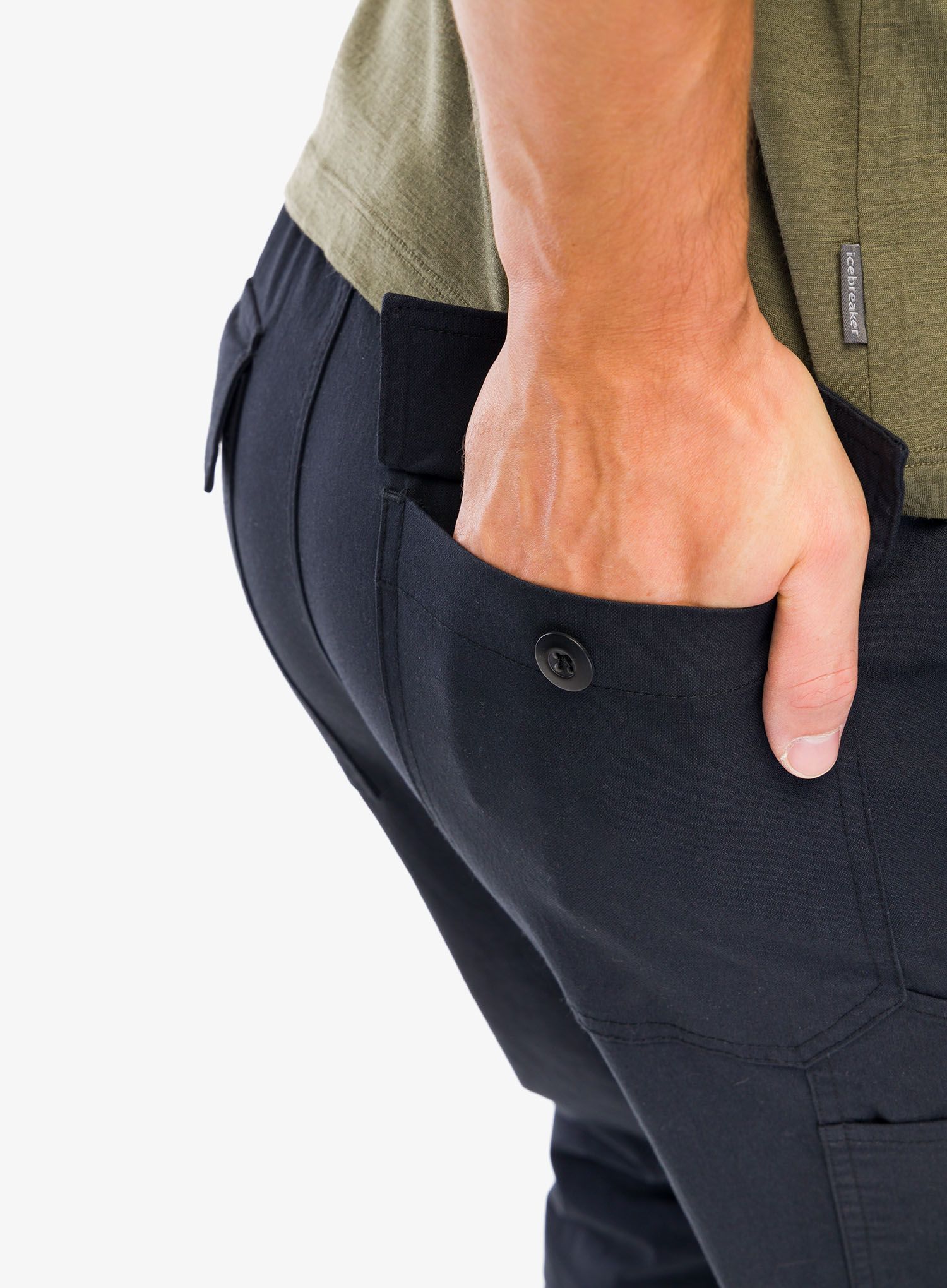 Hlače Stance Compound Pant - true black