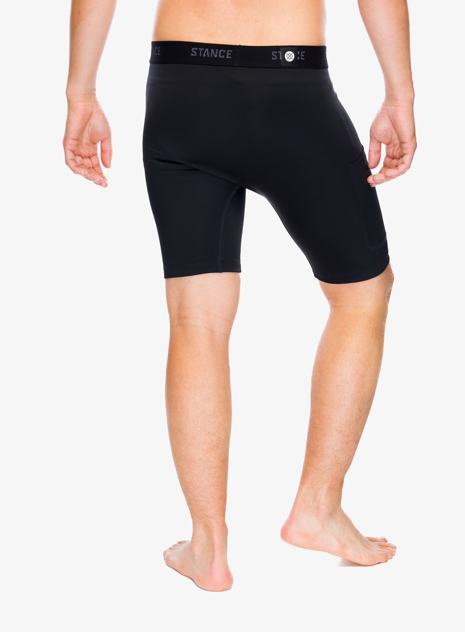Boksarice Stance Compression Nylon Underwear - black