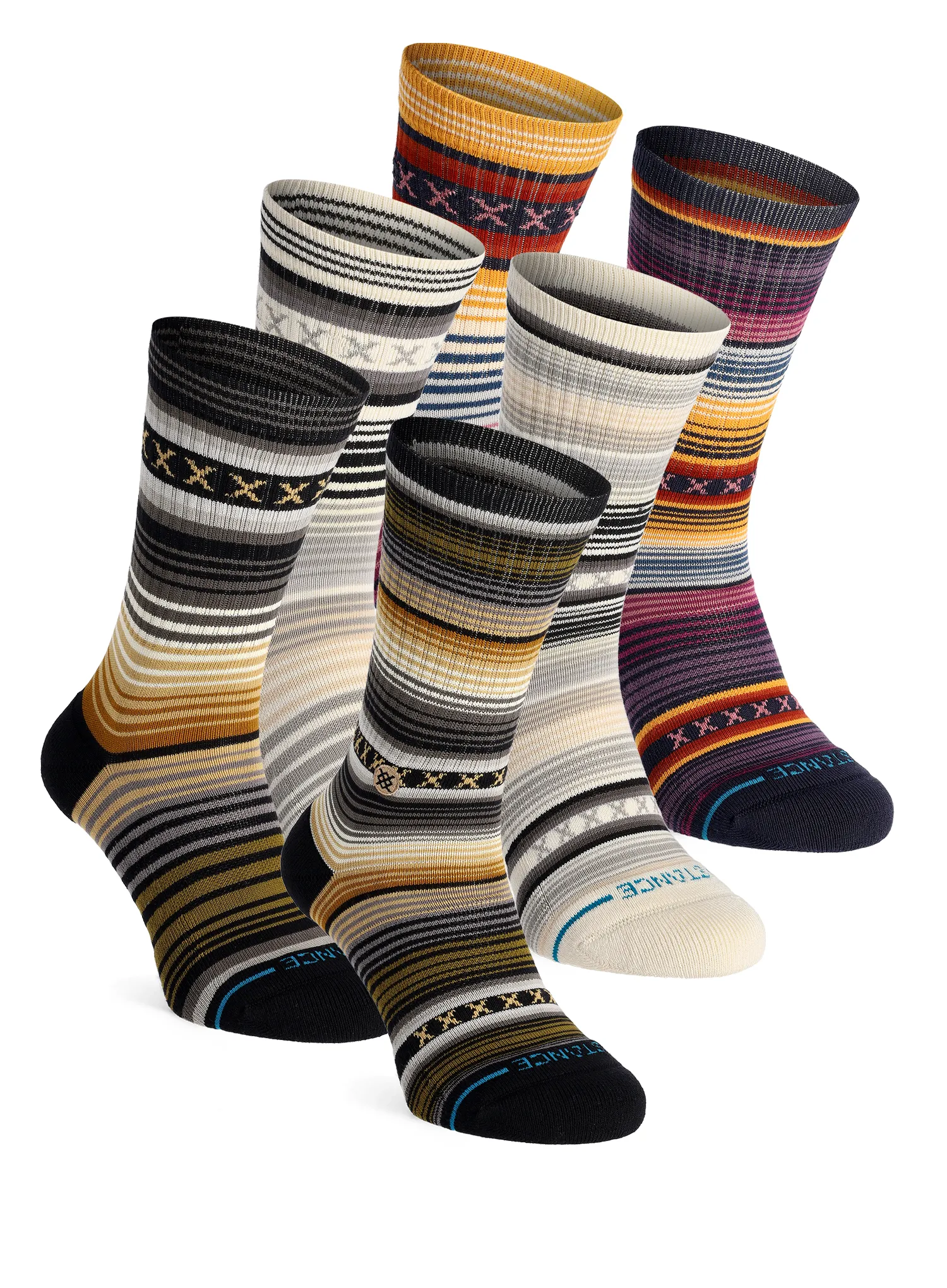 Pohodniške nogavice Stance Curren 3-Pack - forest