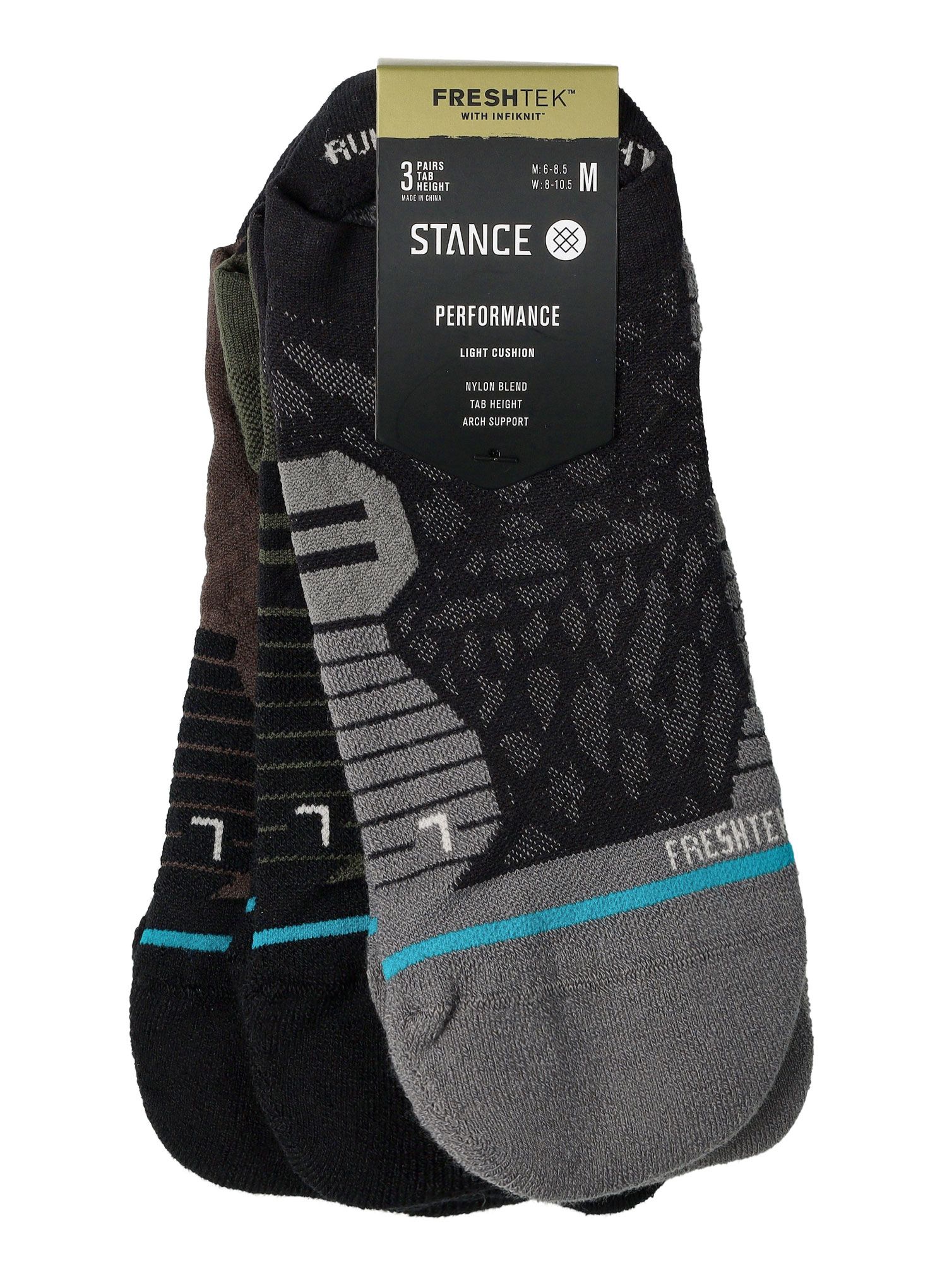 Tekaške nogavice Stance Deepwood Tab 3 Pack - multi