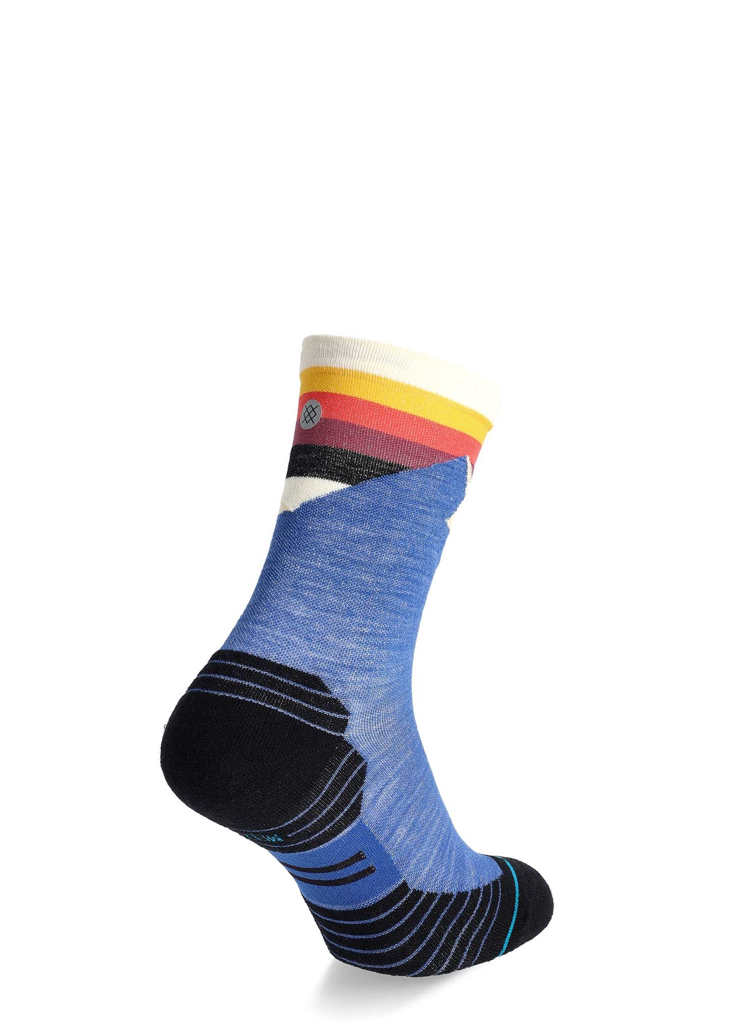 Pohodniške nogavice Stance Divided Lines Crew - blue
