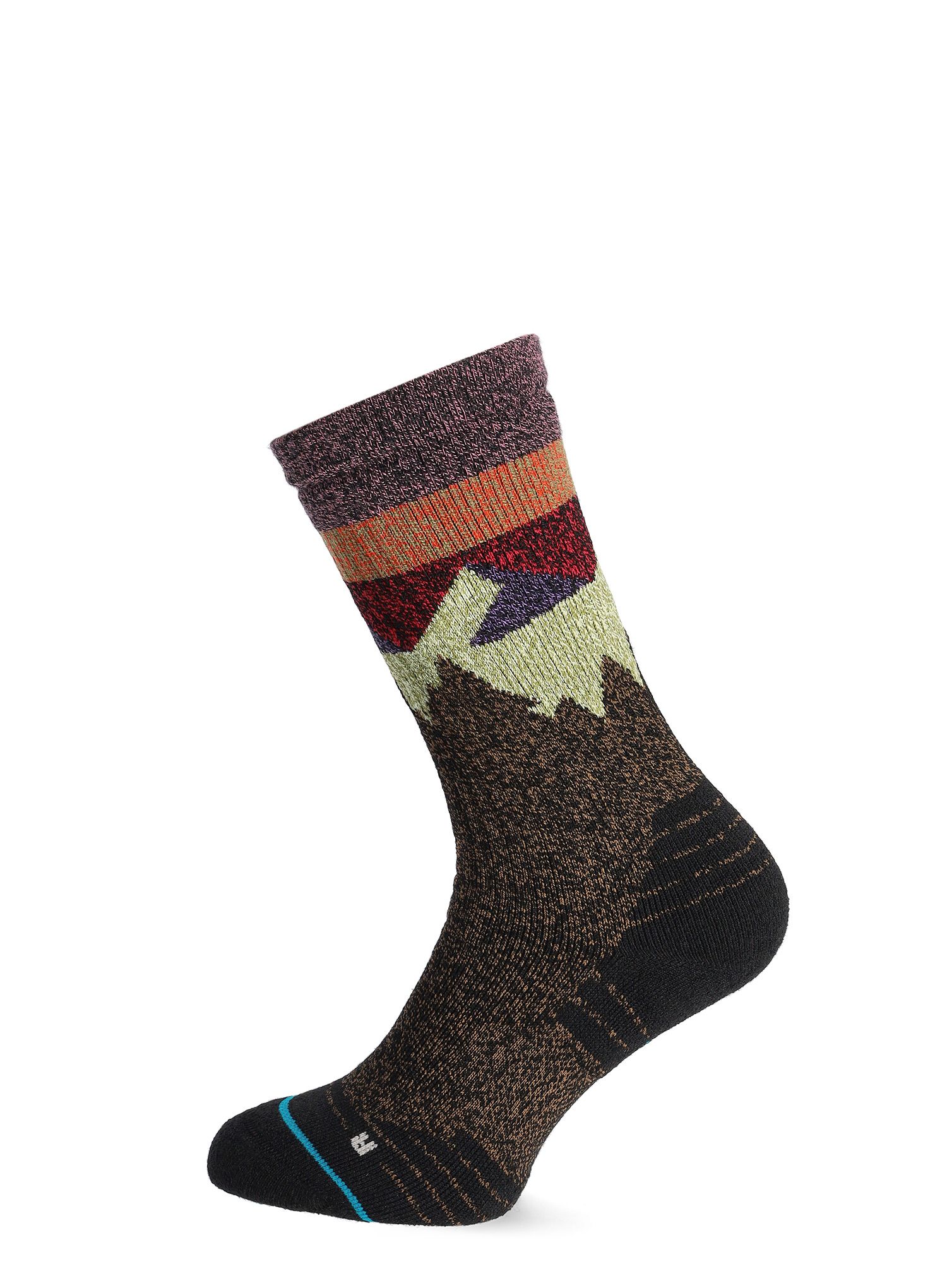 Pohodniške nogavice Stance Divided - black brown