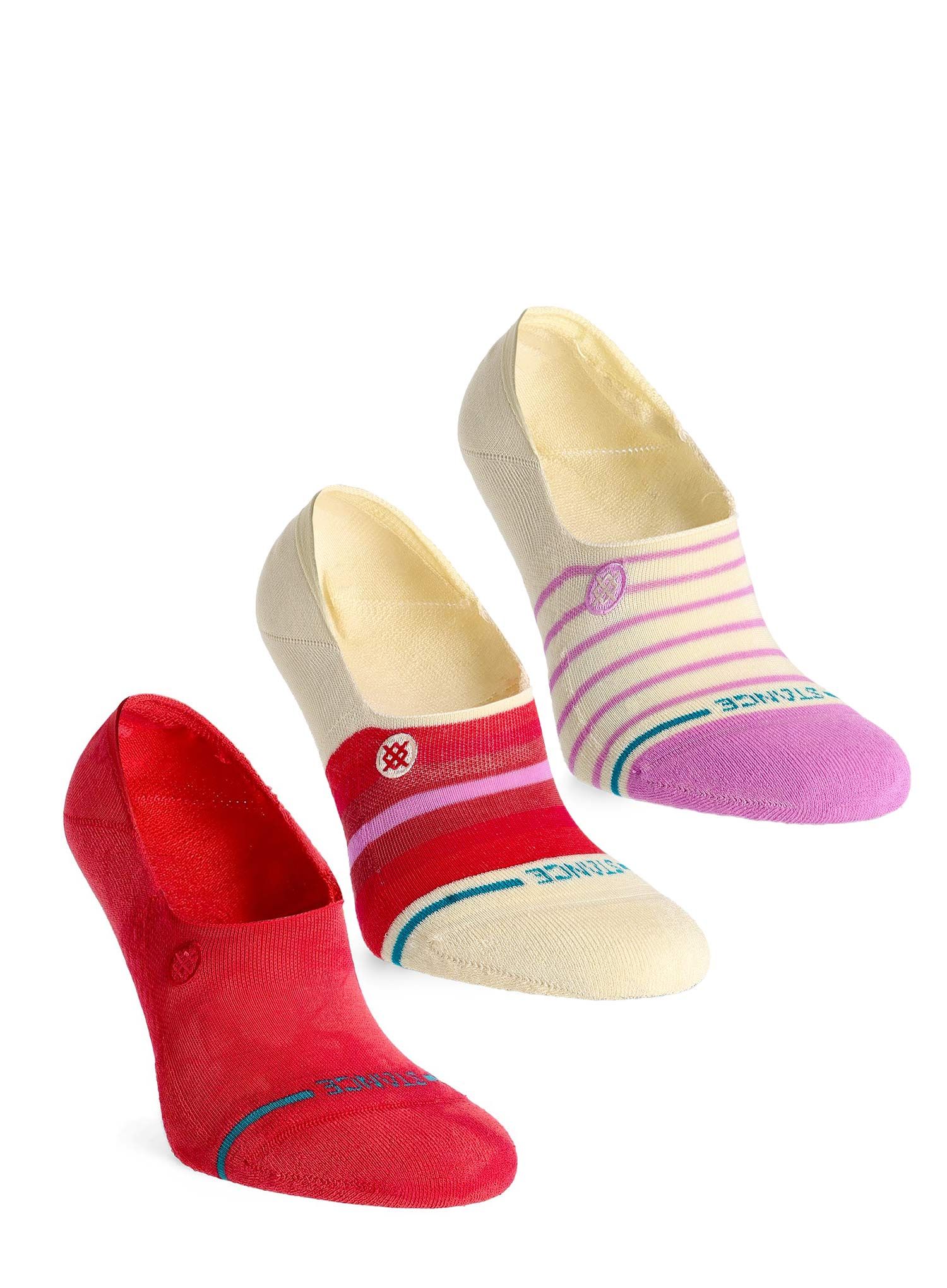 Ženske nogavice Stance Fulfilled 3 Pack - pink
