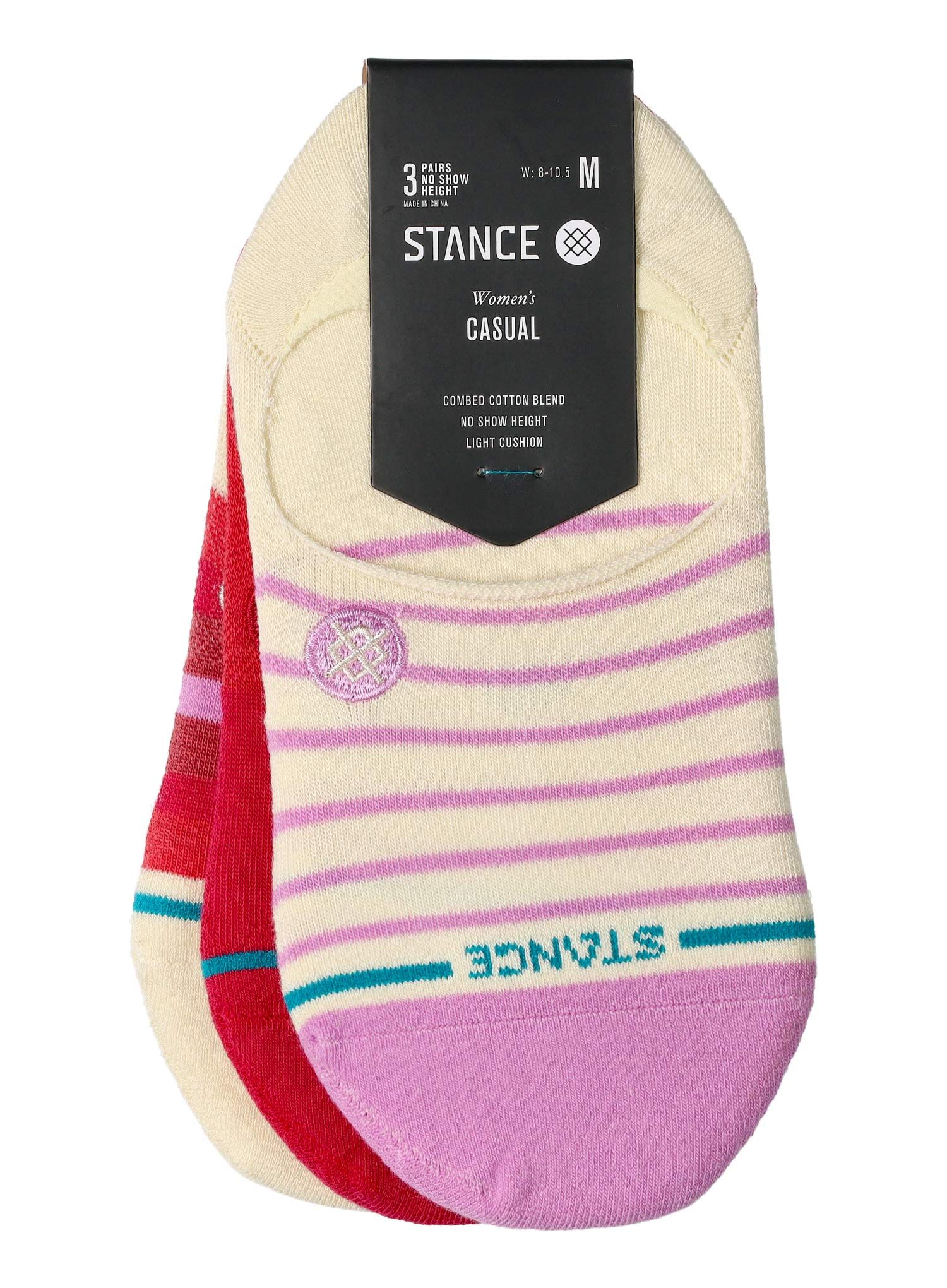 Ženske nogavice Stance Fulfilled 3 Pack - pink