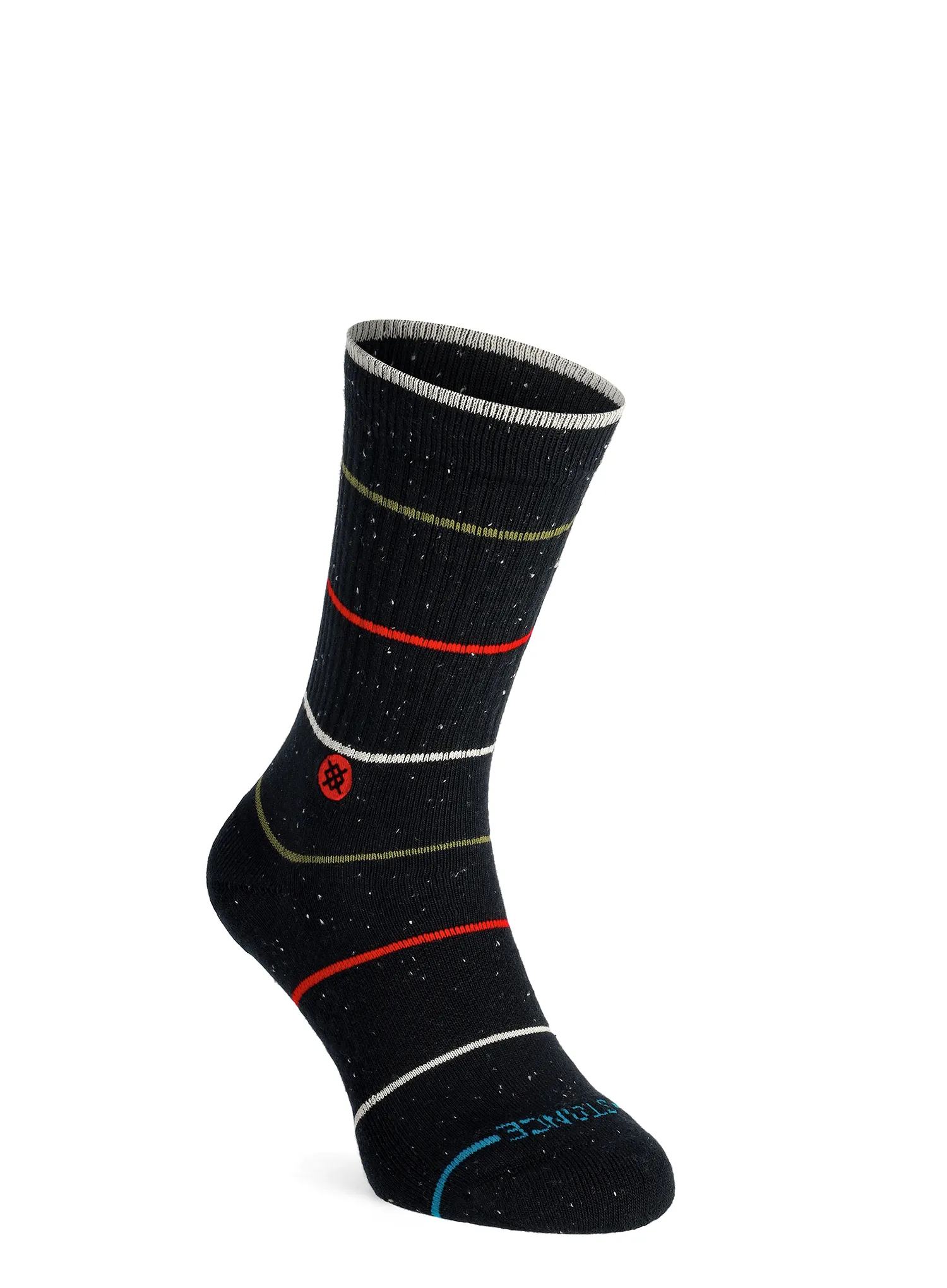 Nogavice Stance Greetings Crew 3-Pack - black