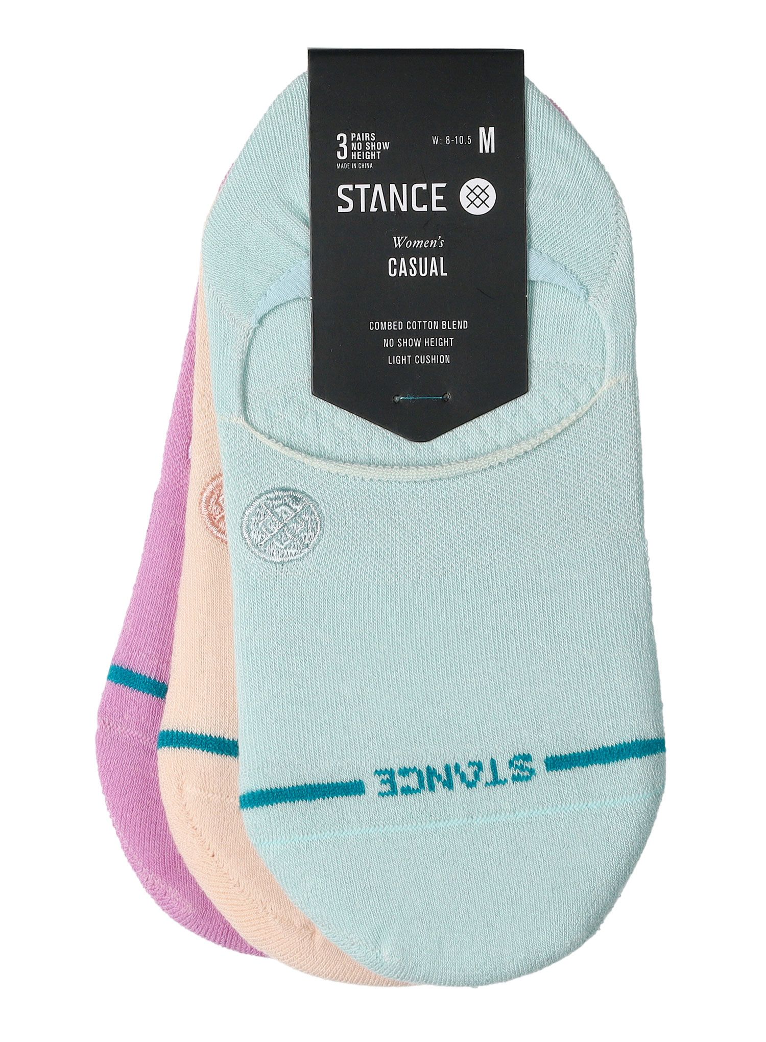 Pohodniške nogavice Stance Icon No Show 3 Pack - light blue