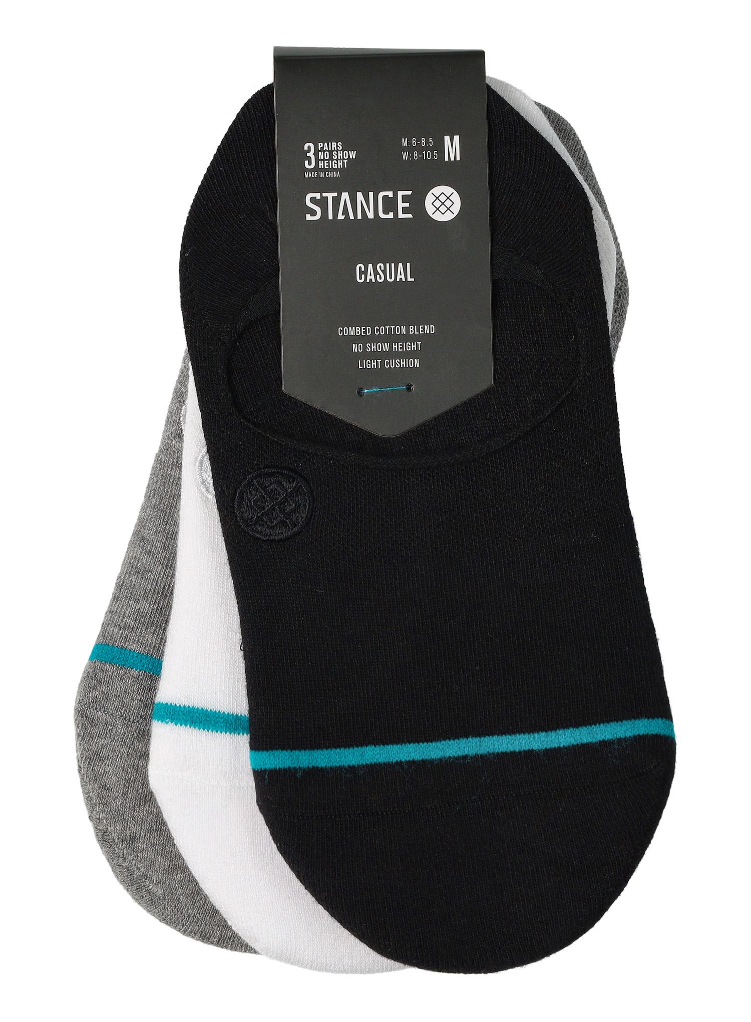 Nogavice Stance Icon No Show 3 Pack - multi