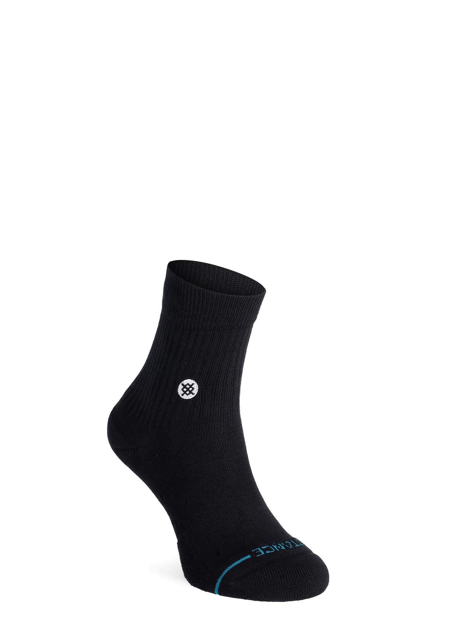 Nogavice Stance Icon Quarter - black