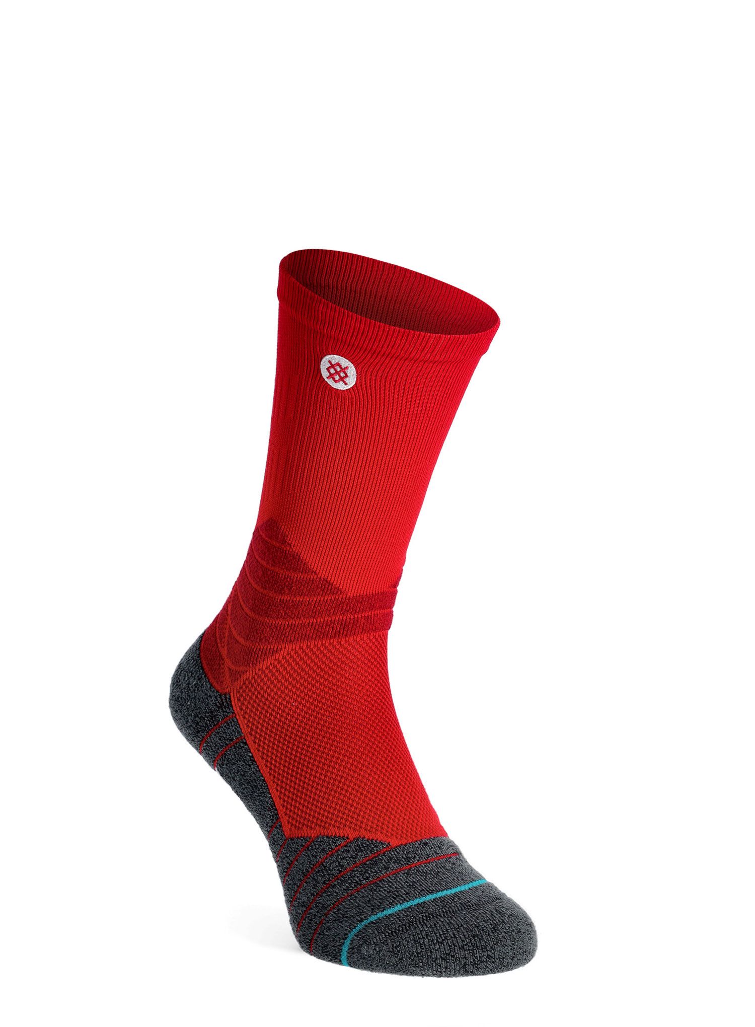 Nogavice Stance Icon Sport Crew - red
