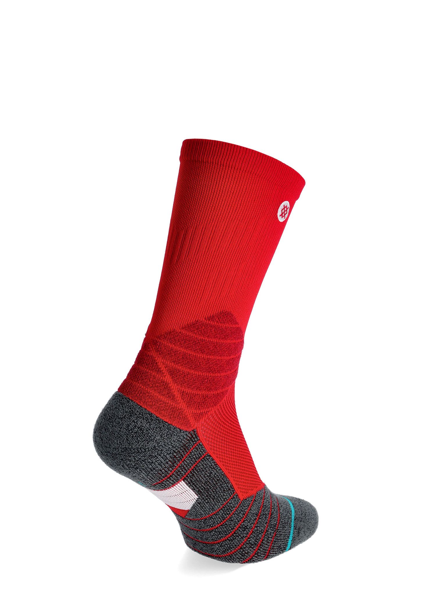 Nogavice Stance Icon Sport Crew - red